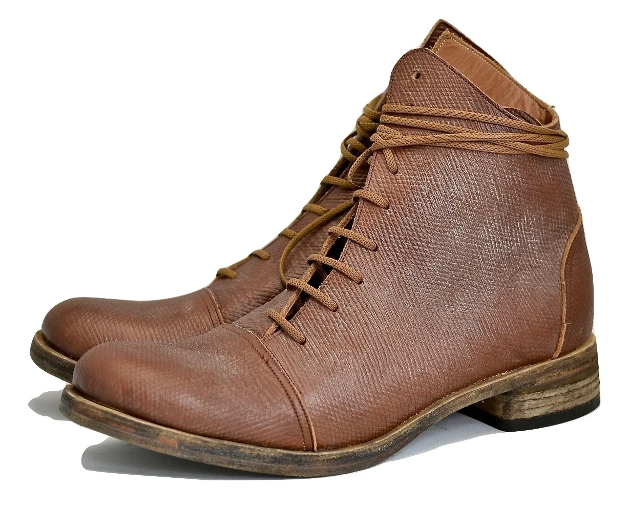 Fogey boot  |  Brown Russian calf - Image 2