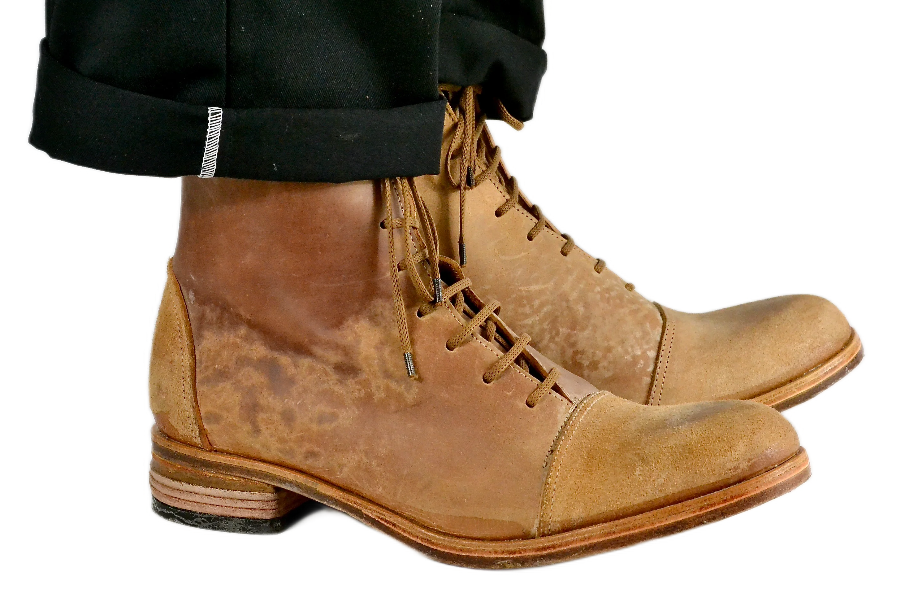 Fogey boot  |  Tan |  reverse cordovan - Image 2