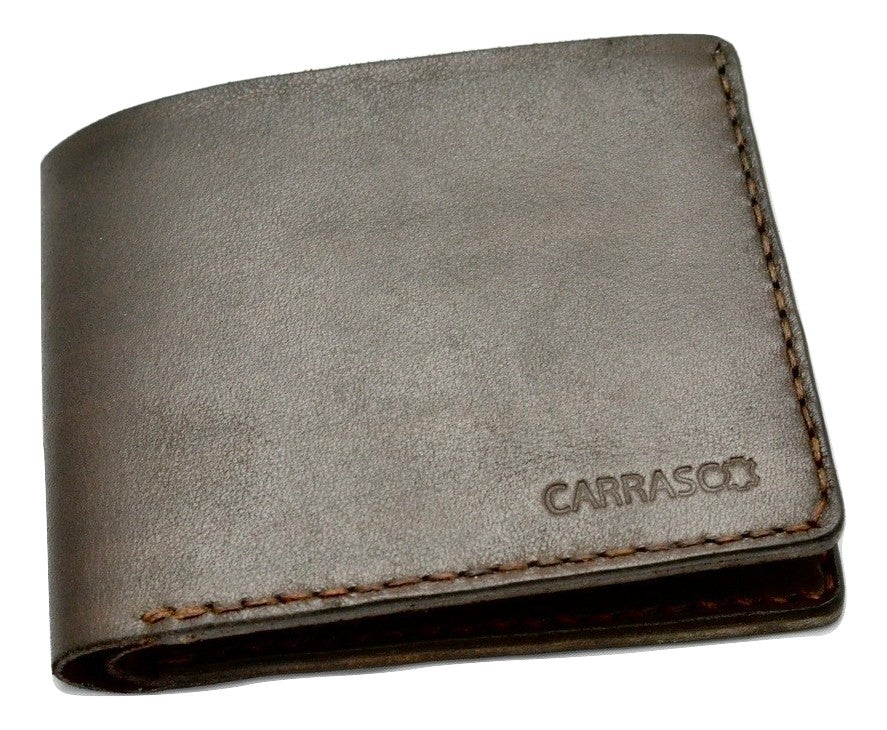 Fold wallet  |  dark / brown | calf - Image 2
