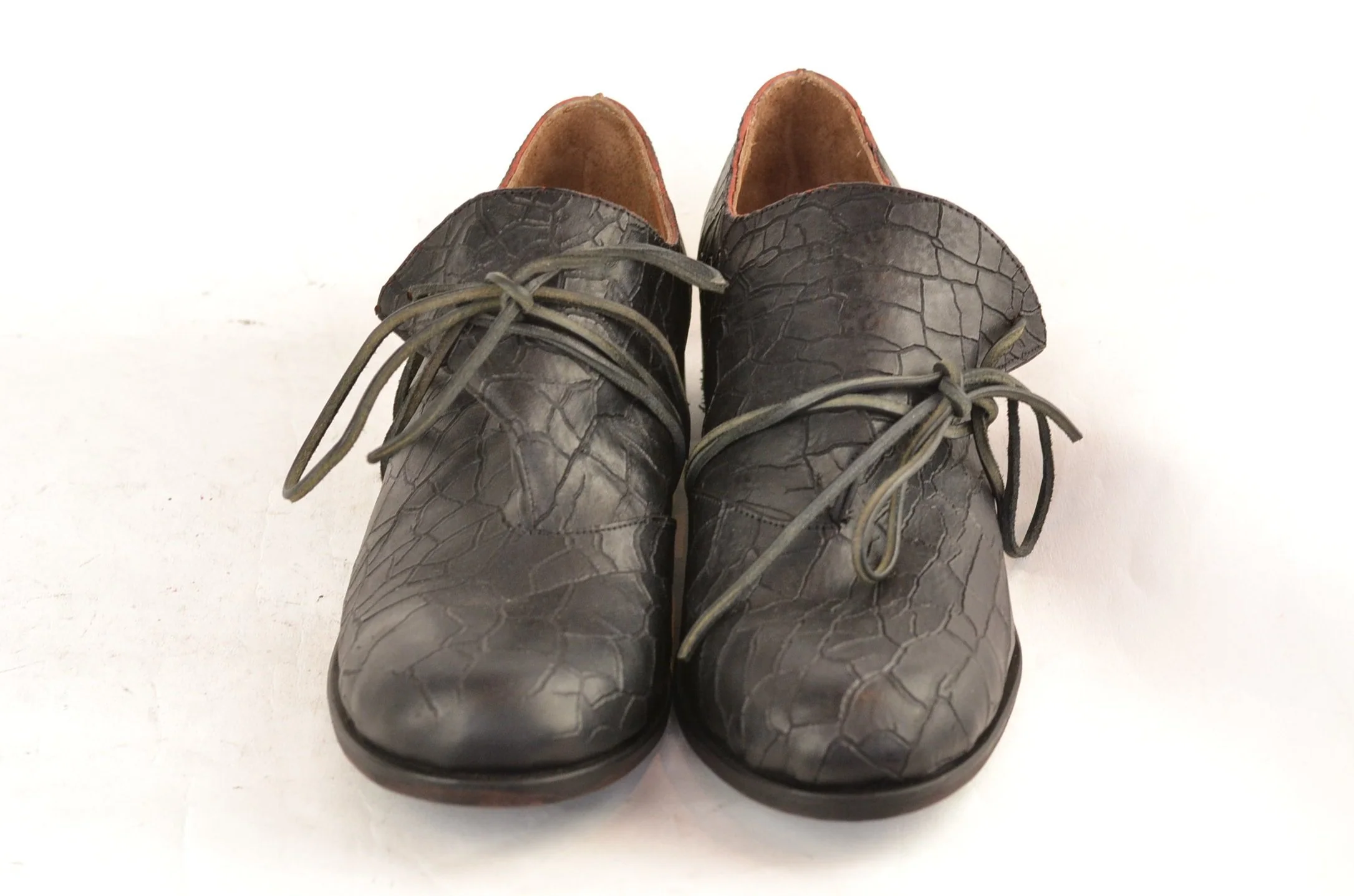 Foldover Shoe  |  black crazed cordovan - Image 3
