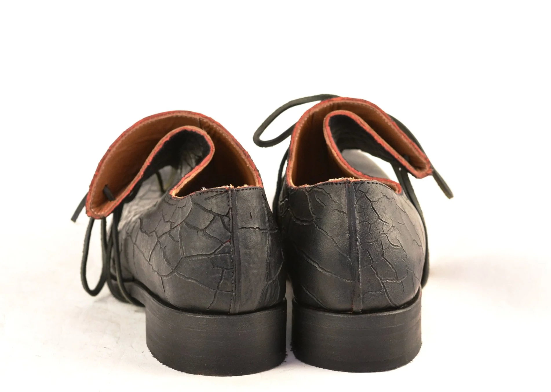 Foldover Shoe  |  black crazed cordovan - Image 4