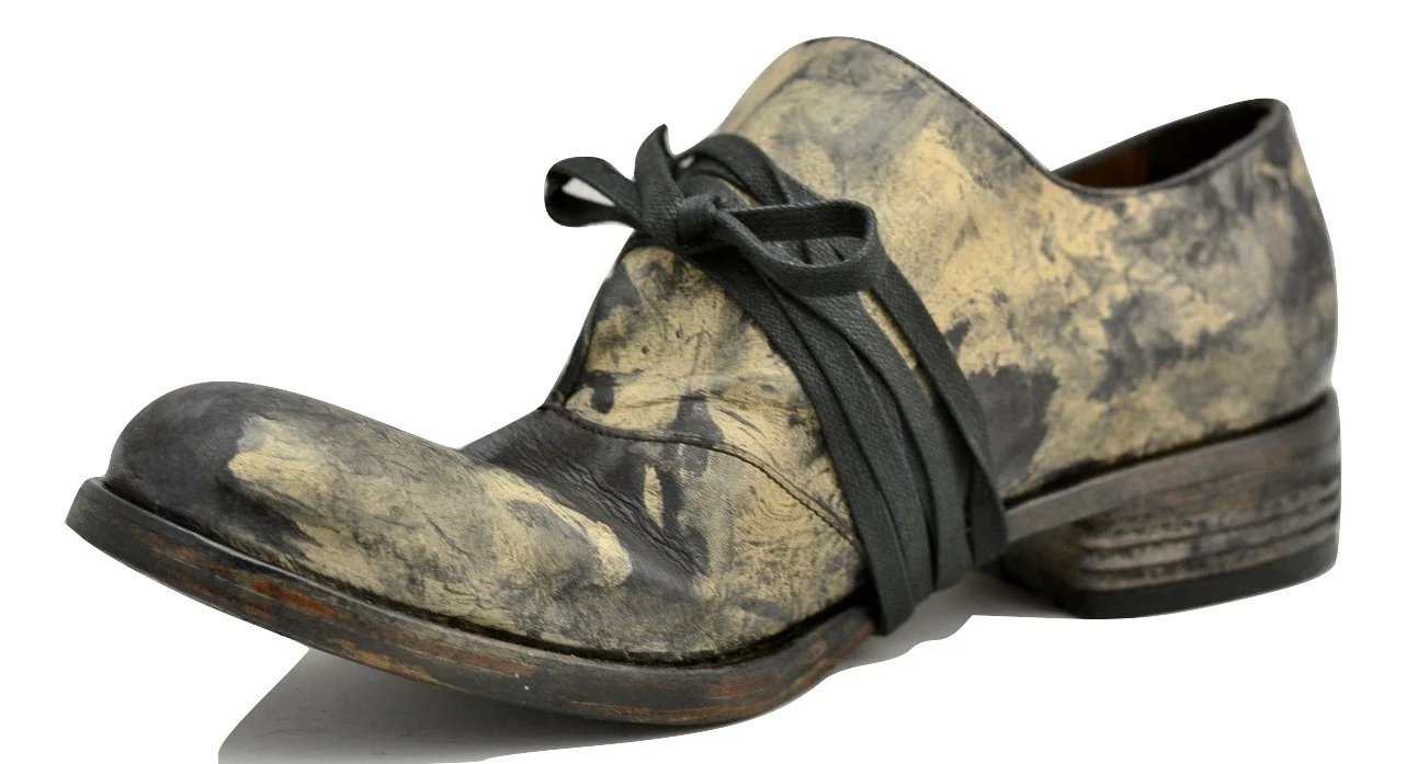 Foldover Shoe | Black oil stain on calf - Image 4
