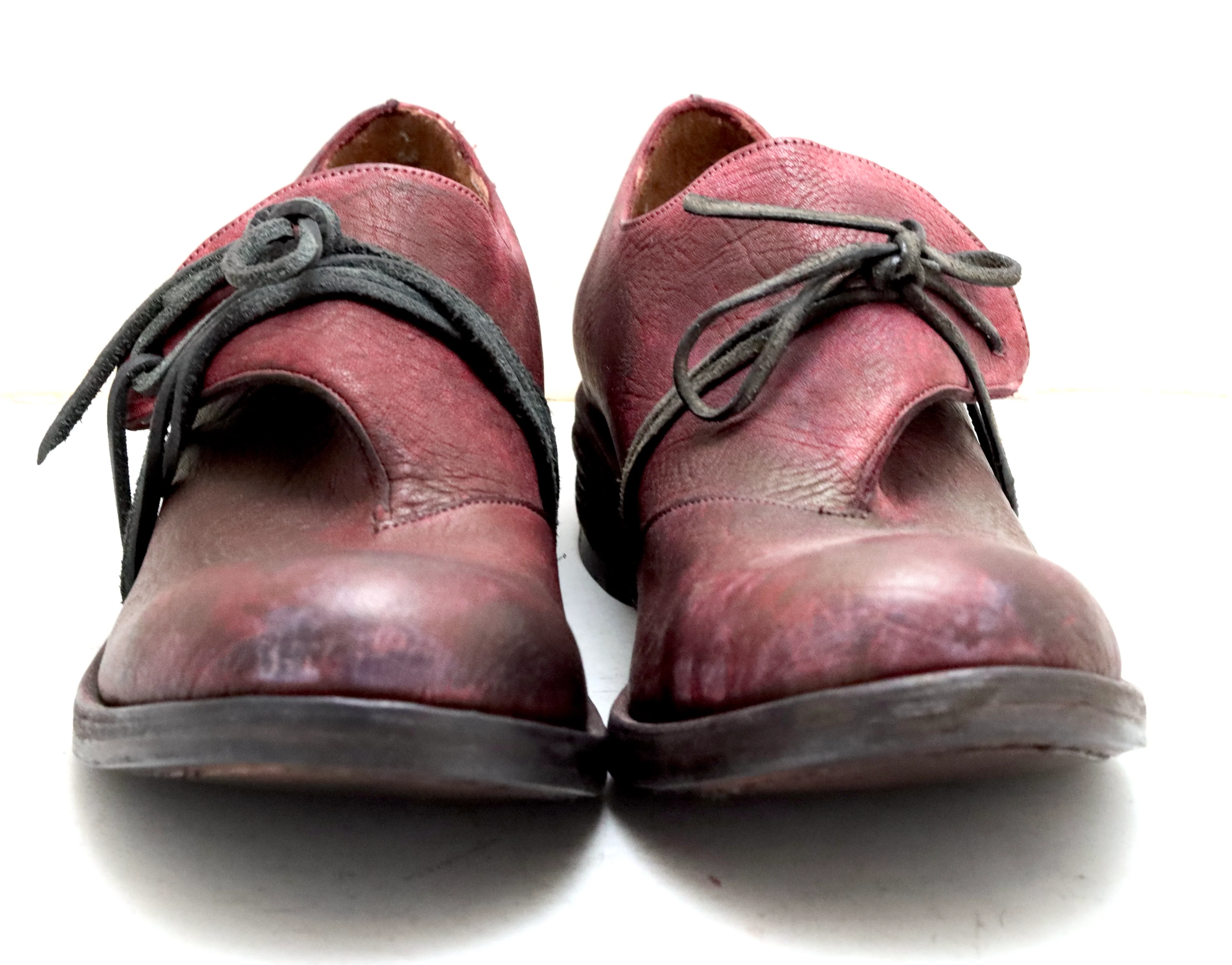 Foldover Shoe  |  maroon | yak - Image 3