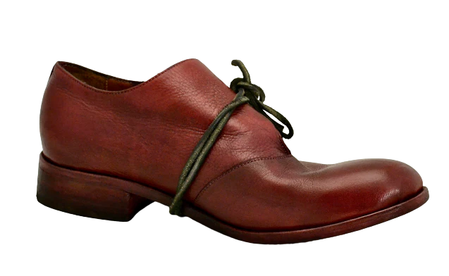 Foldover shoe |  pomegrante calf - Image 4