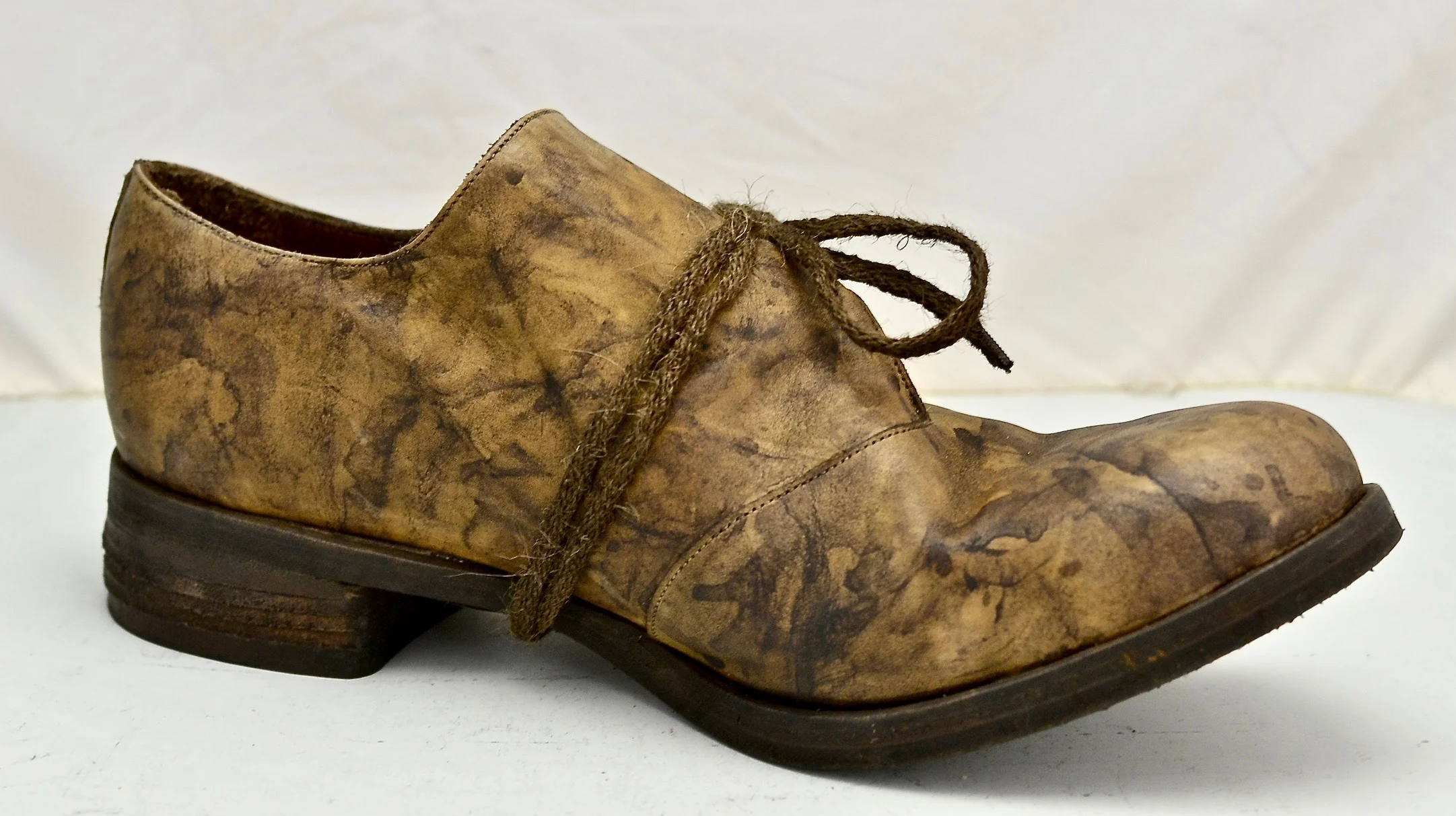 Foldover Shoe  |mud tie dye box calf - Image 3