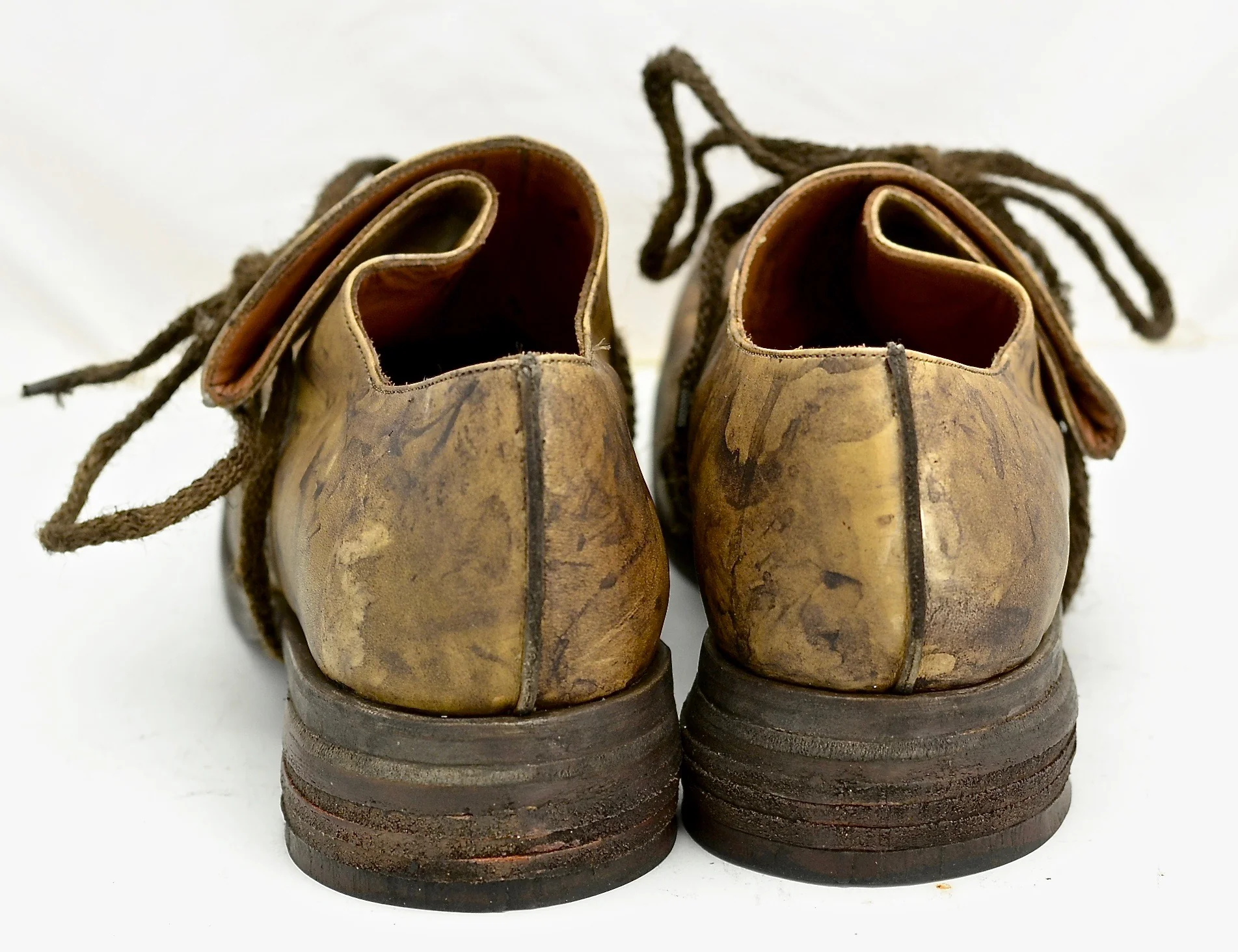 Foldover Shoe  |mud tie dye box calf - Image 4