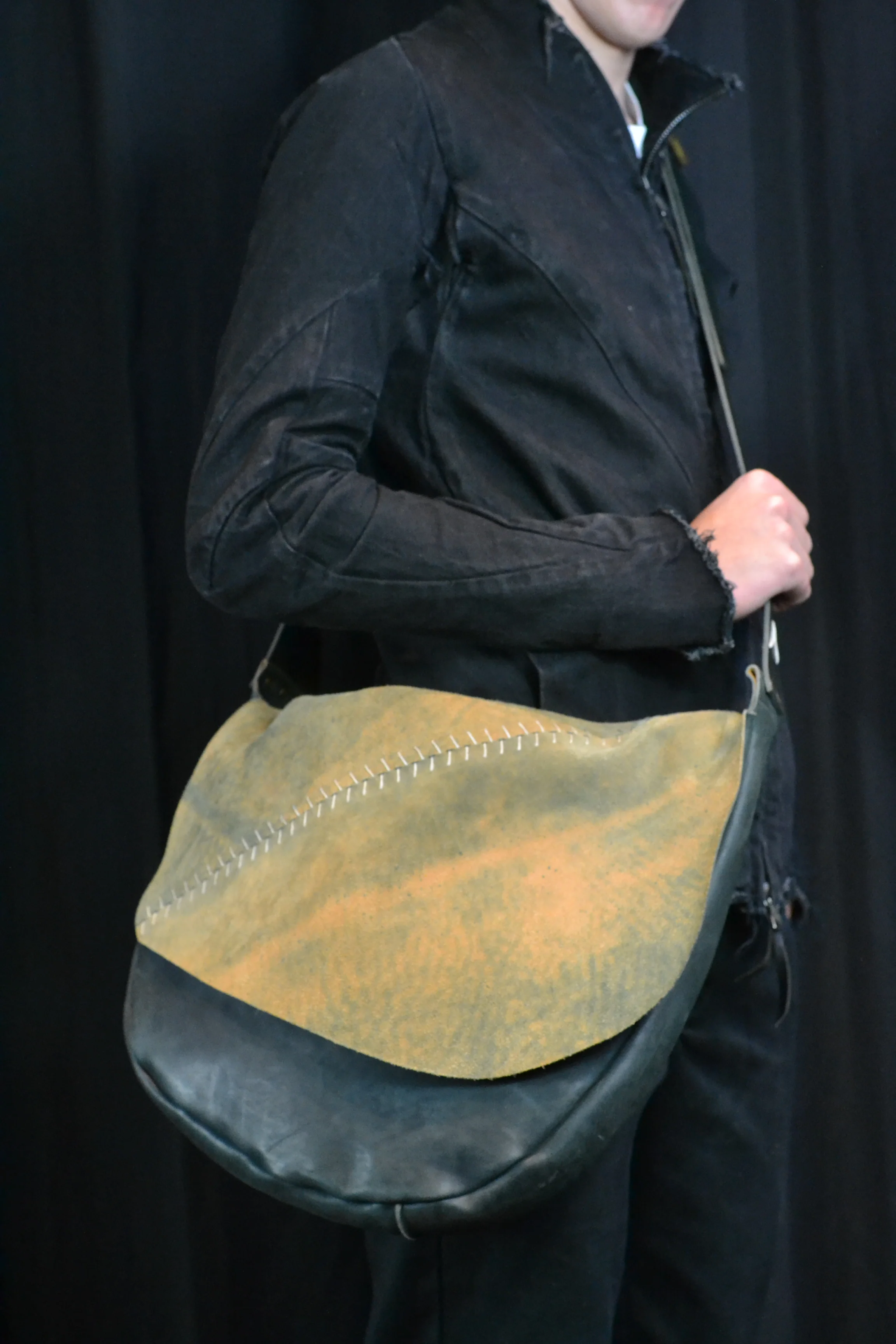 Gaucho Bag  |  marine blue | Cordovan - Image 4
