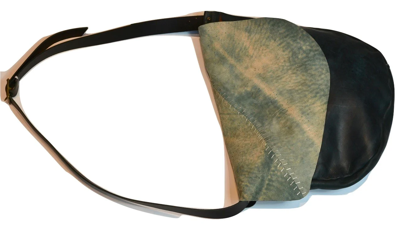 Gaucho Bag  |  marine blue | Cordovan - Image 6