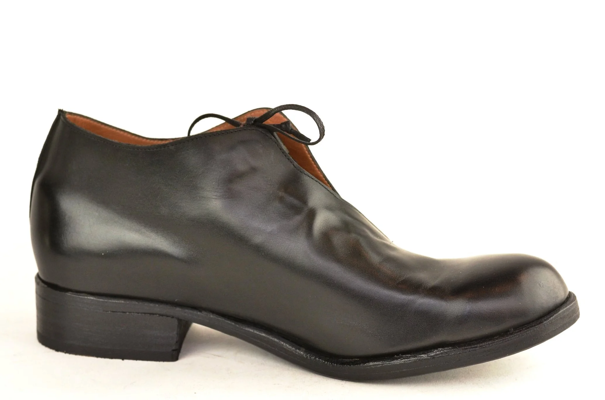 half boot blind lace  | Black | Calf - Image 6