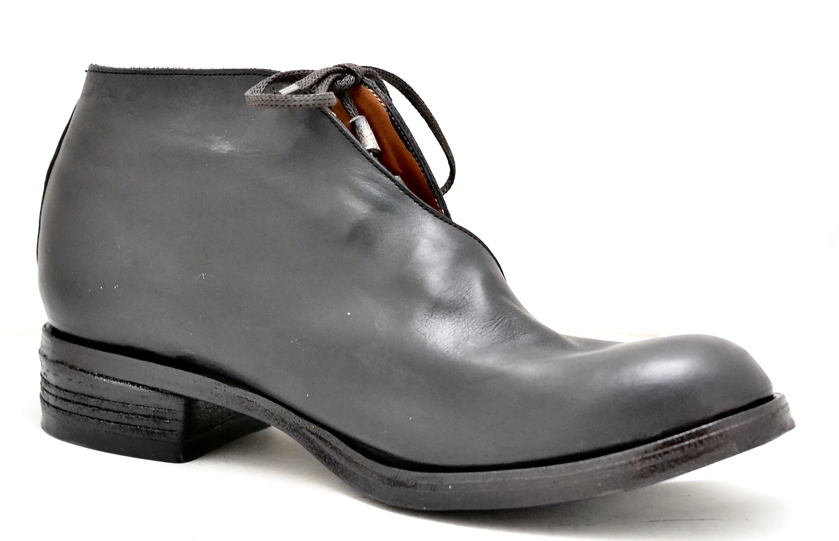 Half boot blind lace |  black contrast | Calf - Image 3