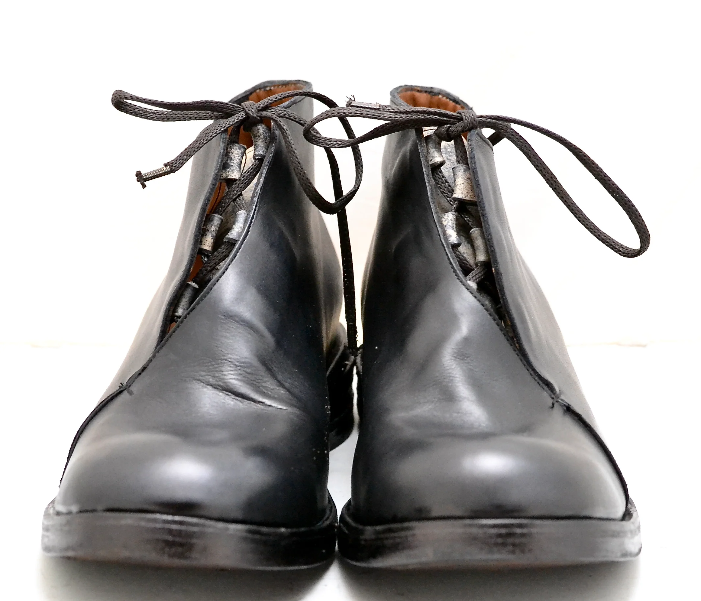 Half boot blind lace |  black contrast | Calf - Image 4