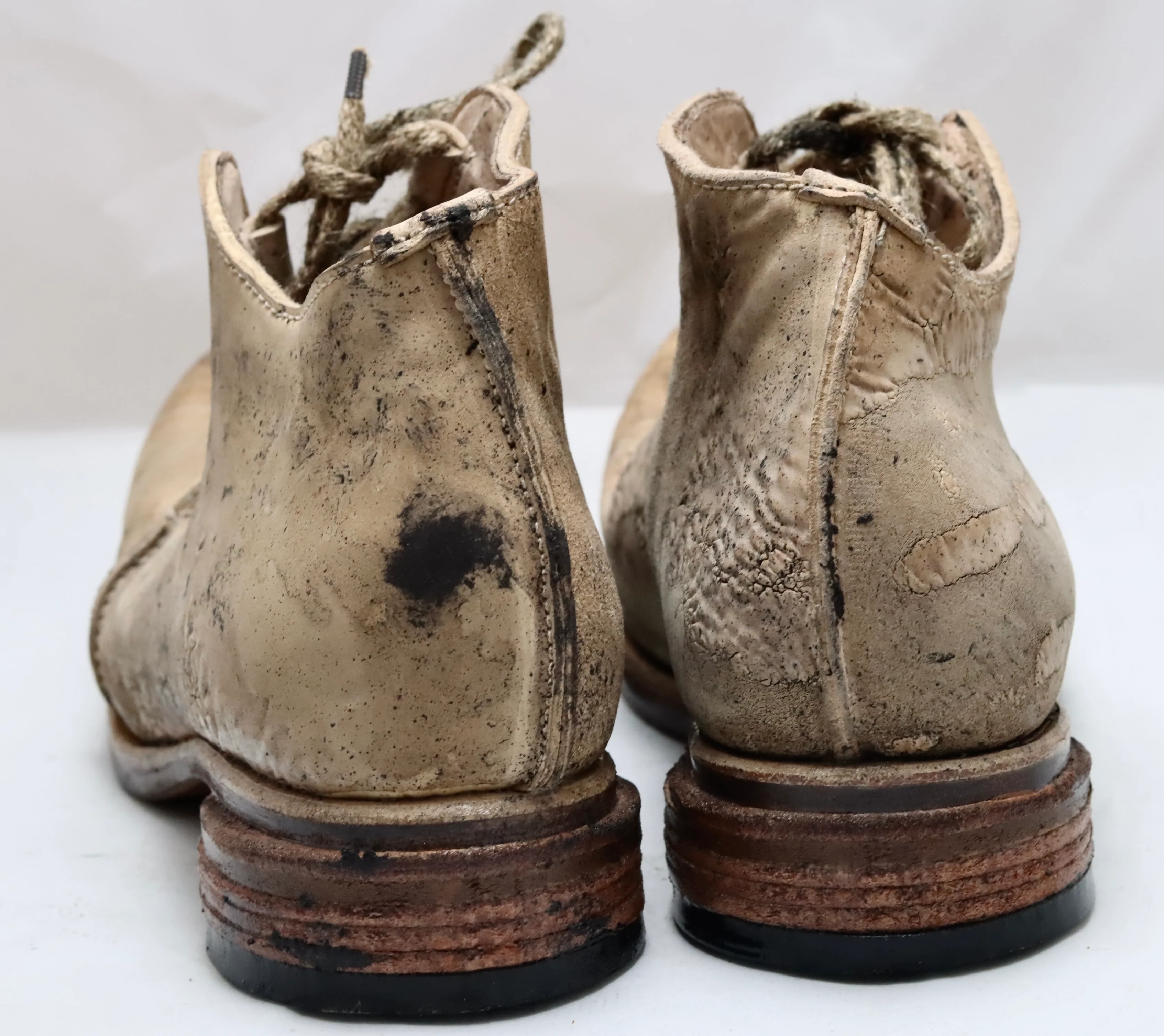 Half boot blind lace | dirty sand | cordovan - Image 4