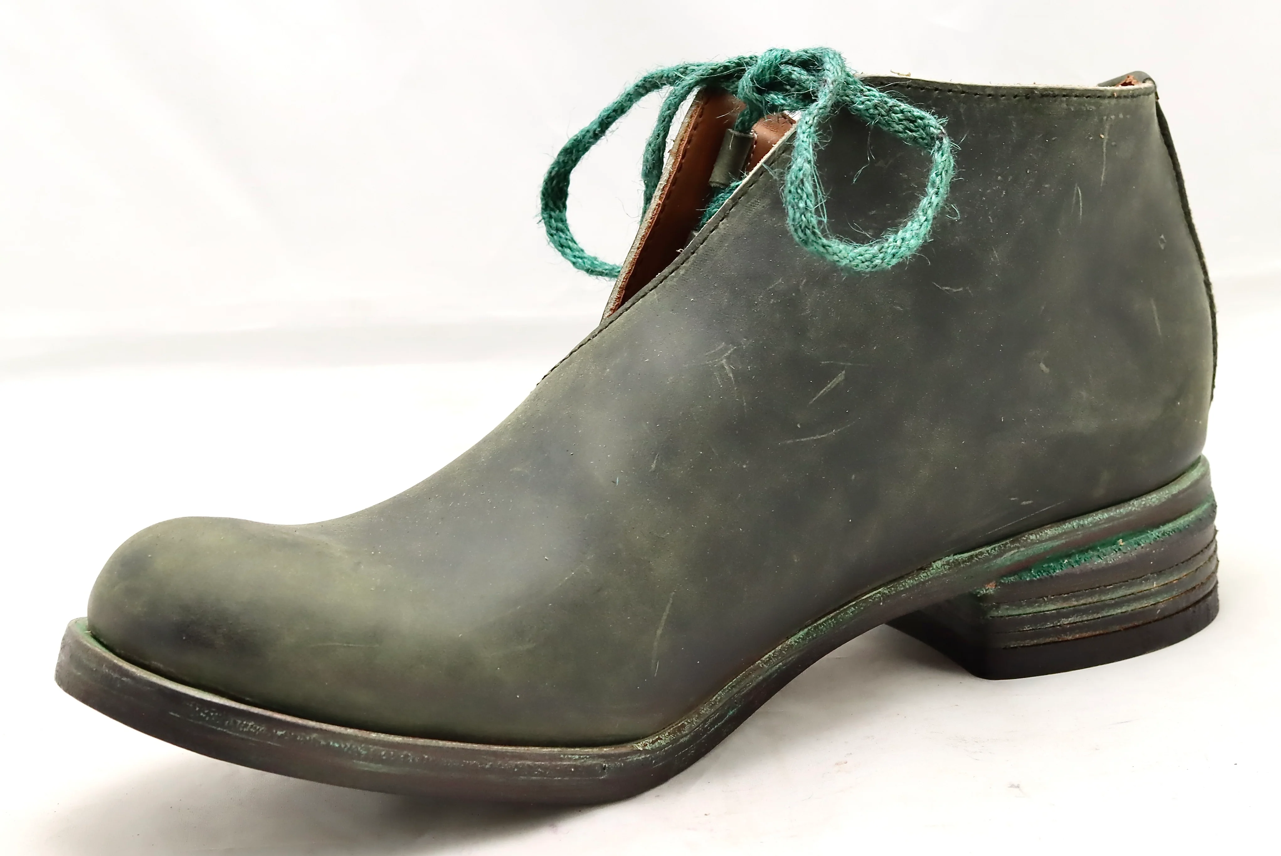 Half boot olive | wide fit - Image 3