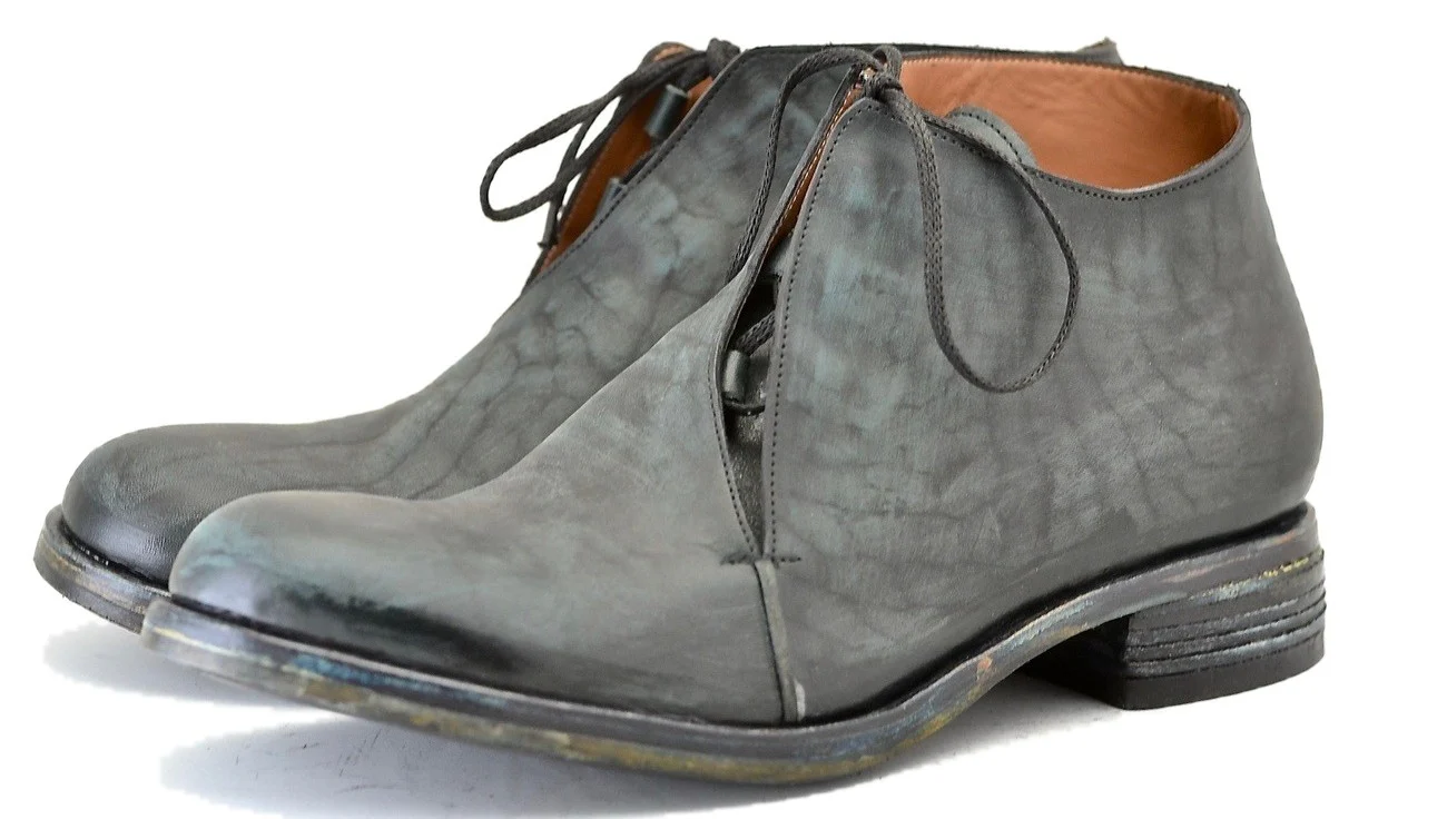 Half boot blind lace |  green black horse - Image 2