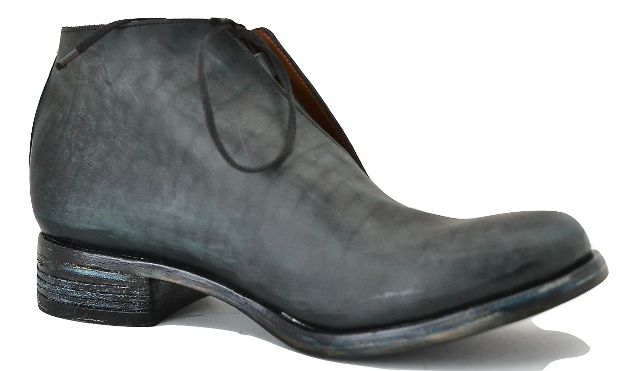 Half boot blind lace |  green black horse - Image 3