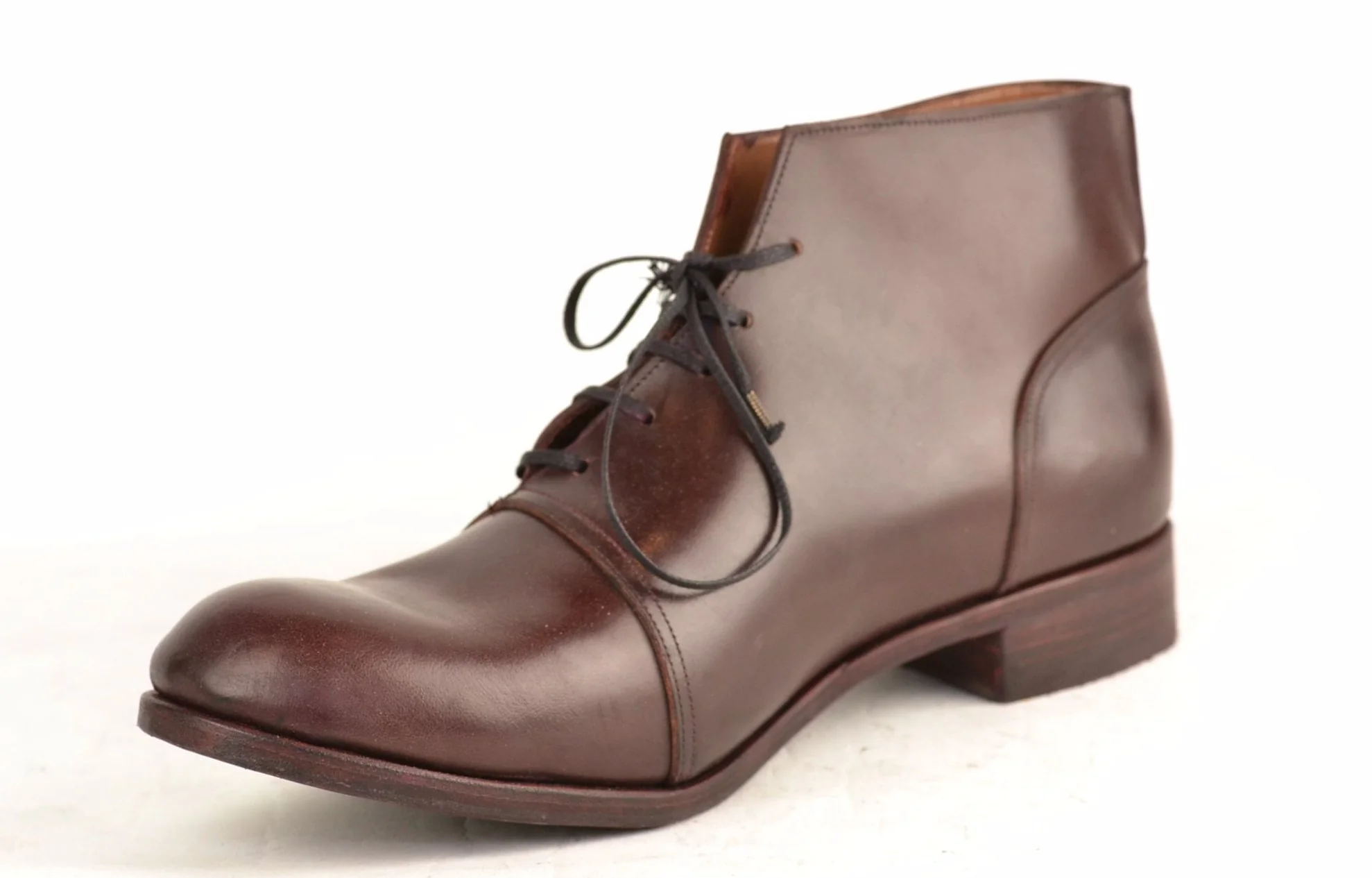 Half Boot  |  Burgundy Cordovan - Image 3