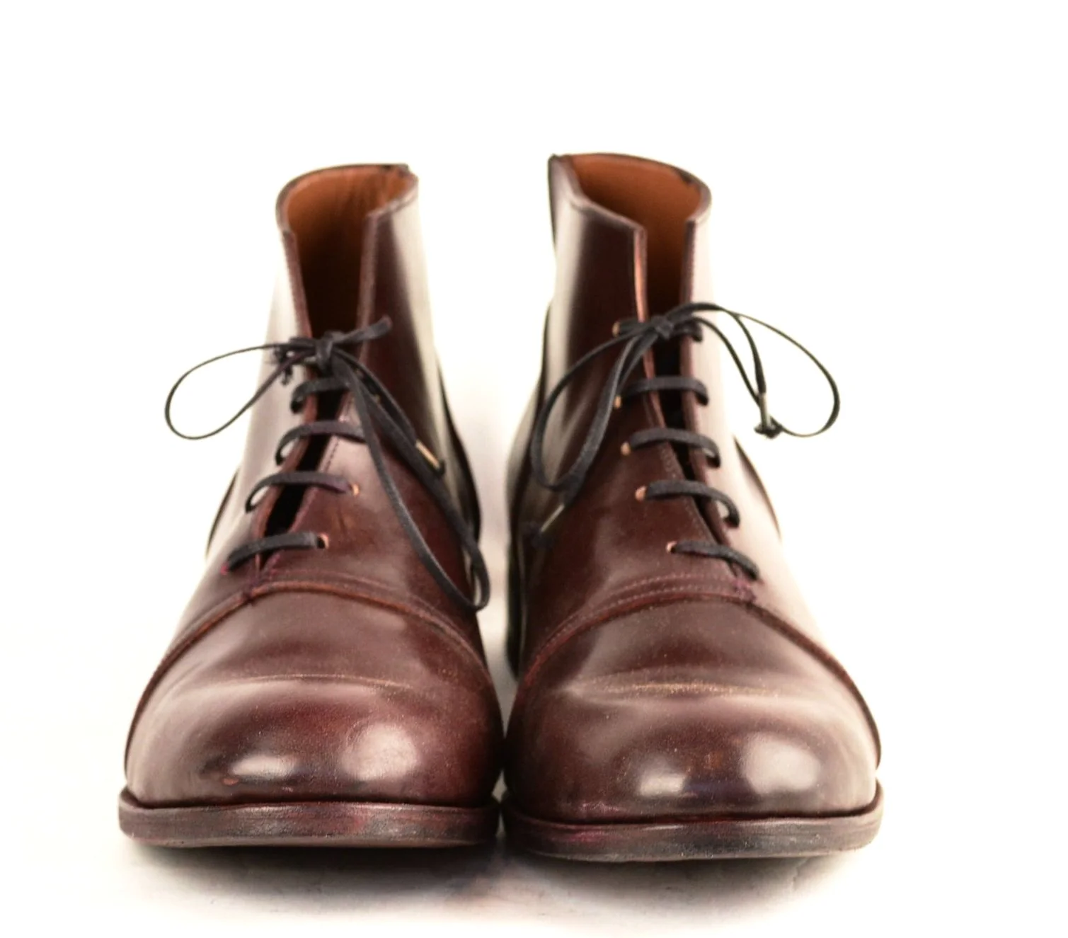 Half Boot  |  Burgundy Cordovan - Image 4