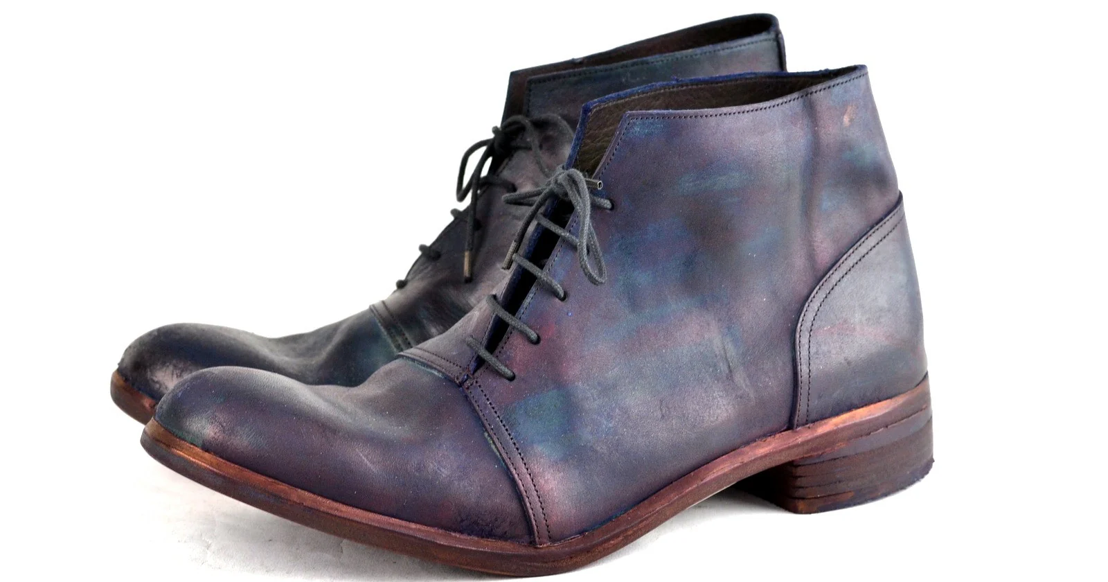 Half Boot | Navy | Overdye - Image 2