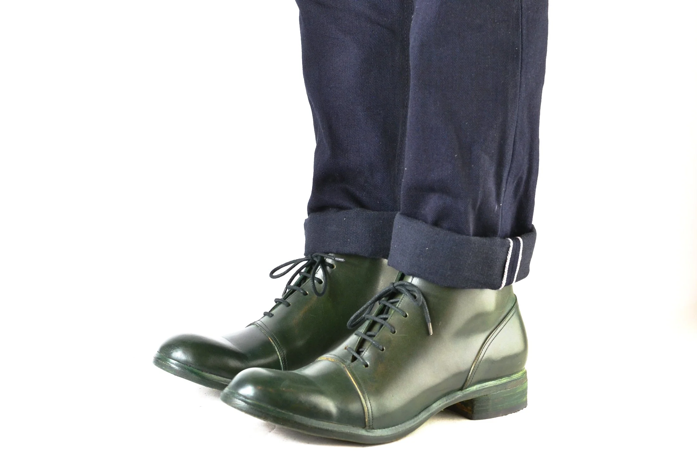 Half Boot  |  Olive cordovan - Image 2
