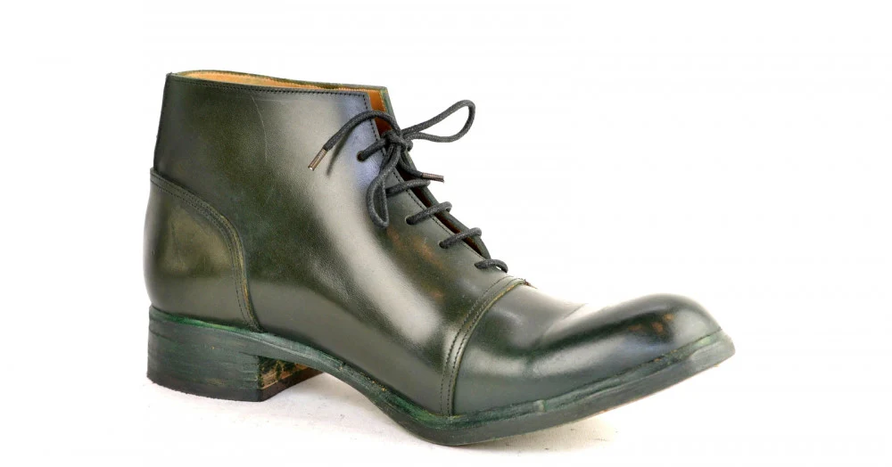 Half Boot  |  Olive cordovan - Image 4