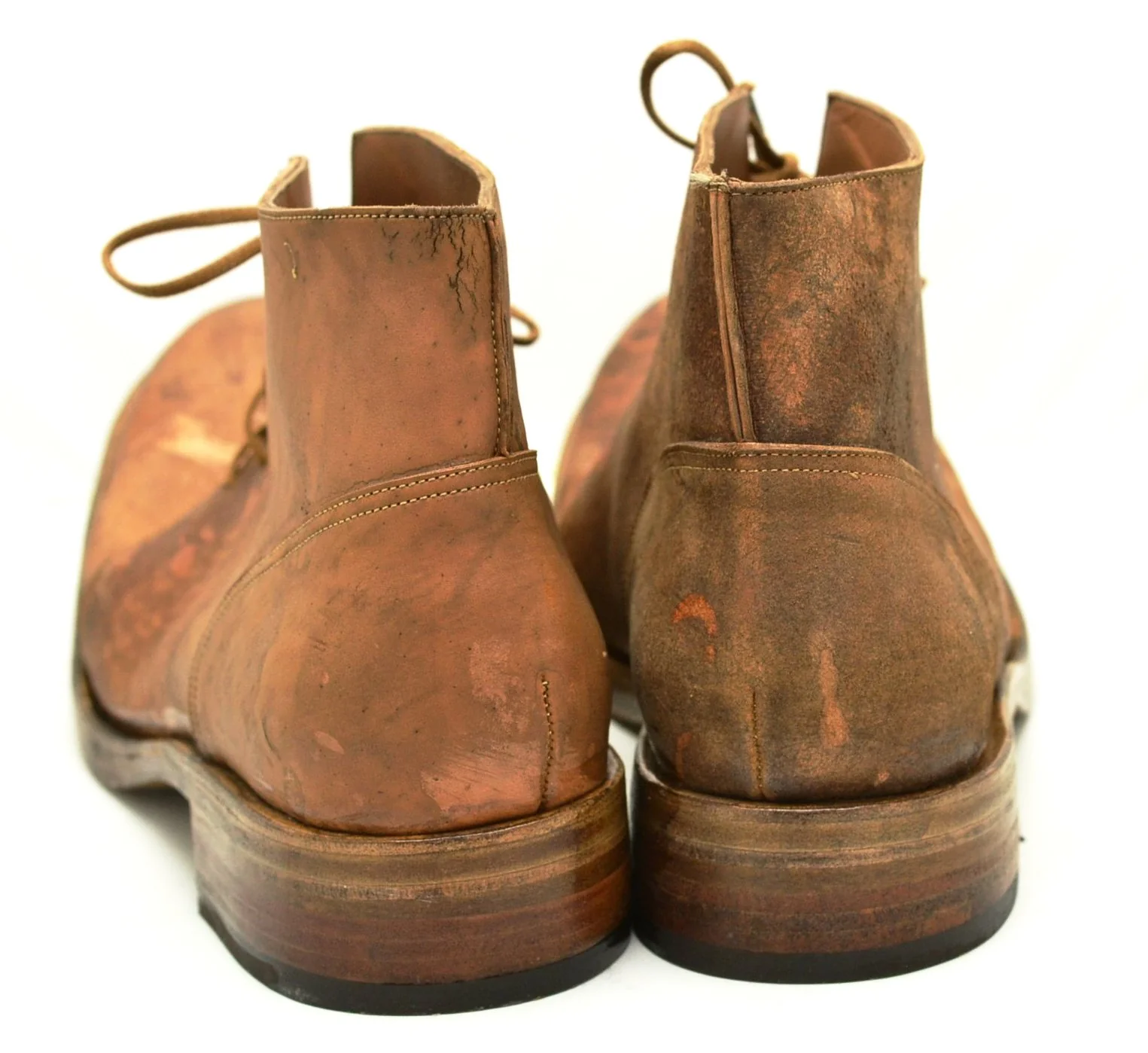 Half Boot | reverse tan cordovan - Image 4