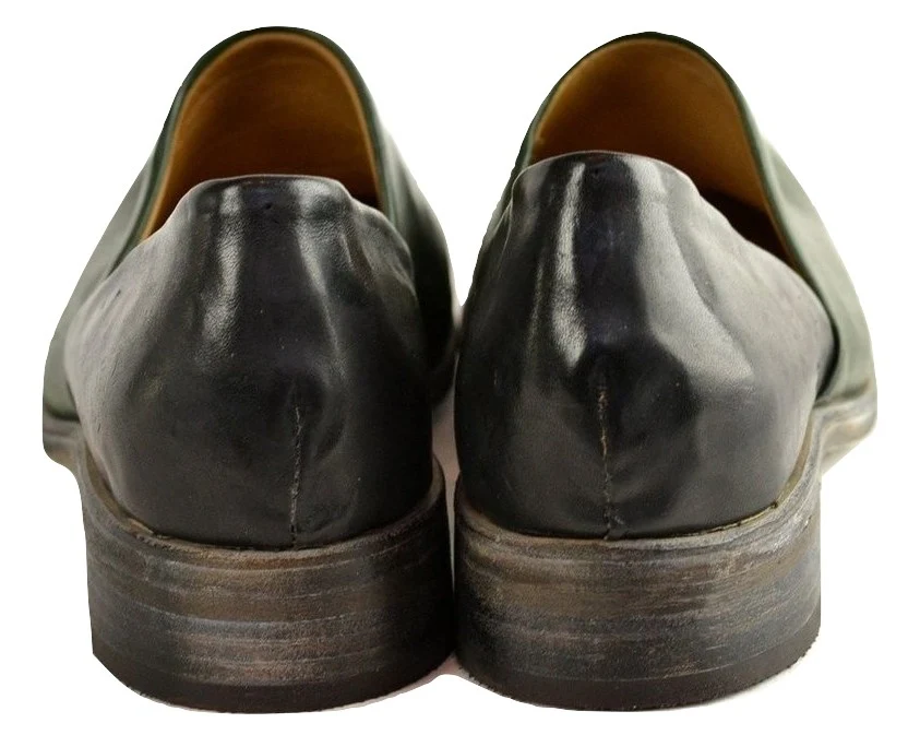 Heel mule  |  Petrolio & Black horse - Image 5