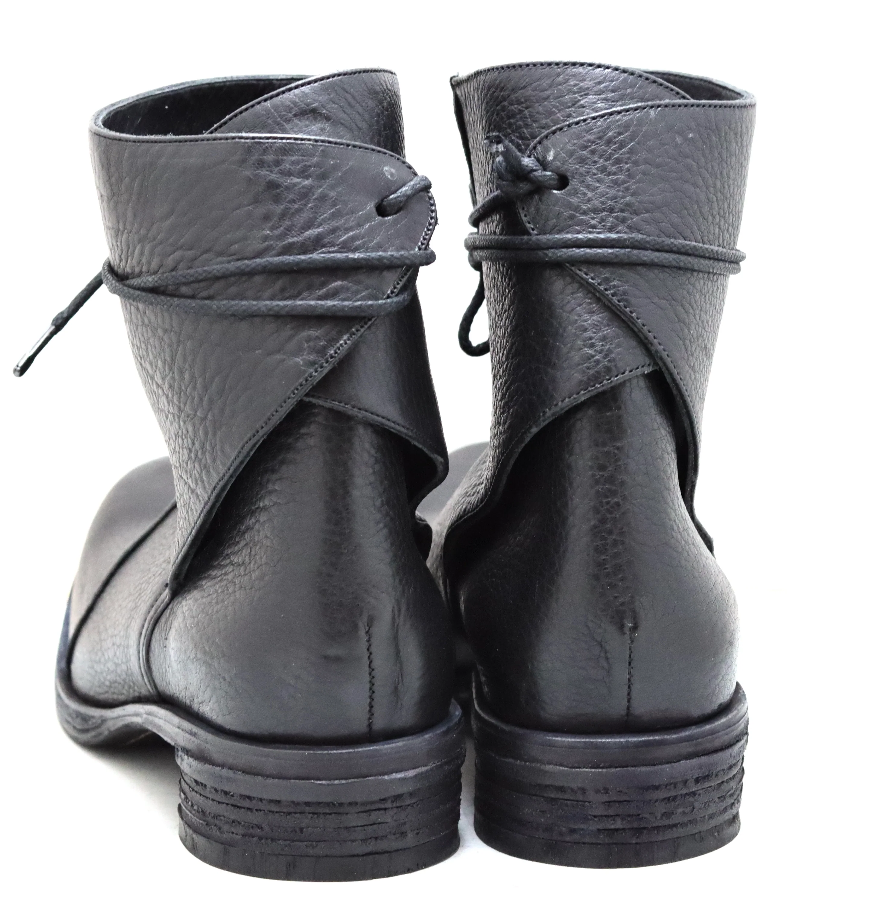 Lace around boot  | vachetta grain | black - Image 3