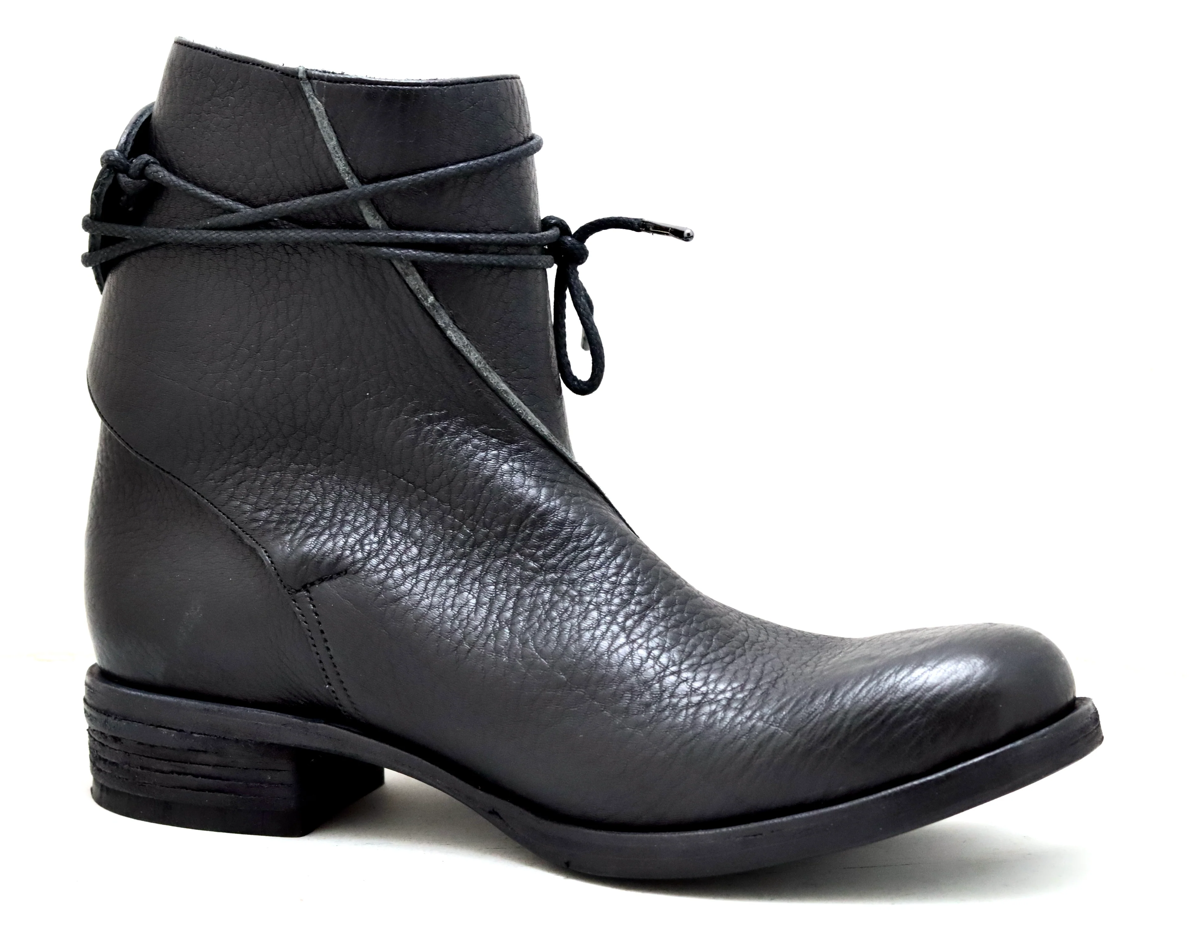 Lace around boot  | vachetta grain | black - Image 5