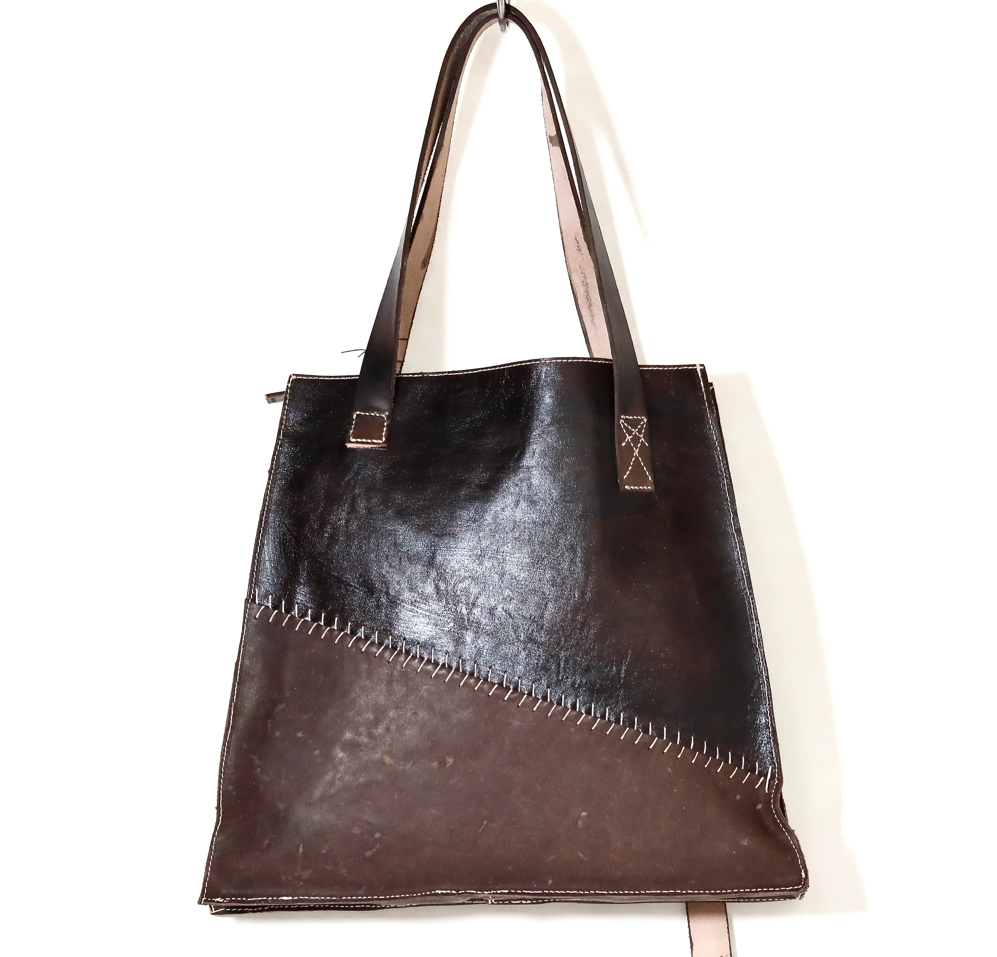 Lozenge Tote |  Choc culatta - Image 3