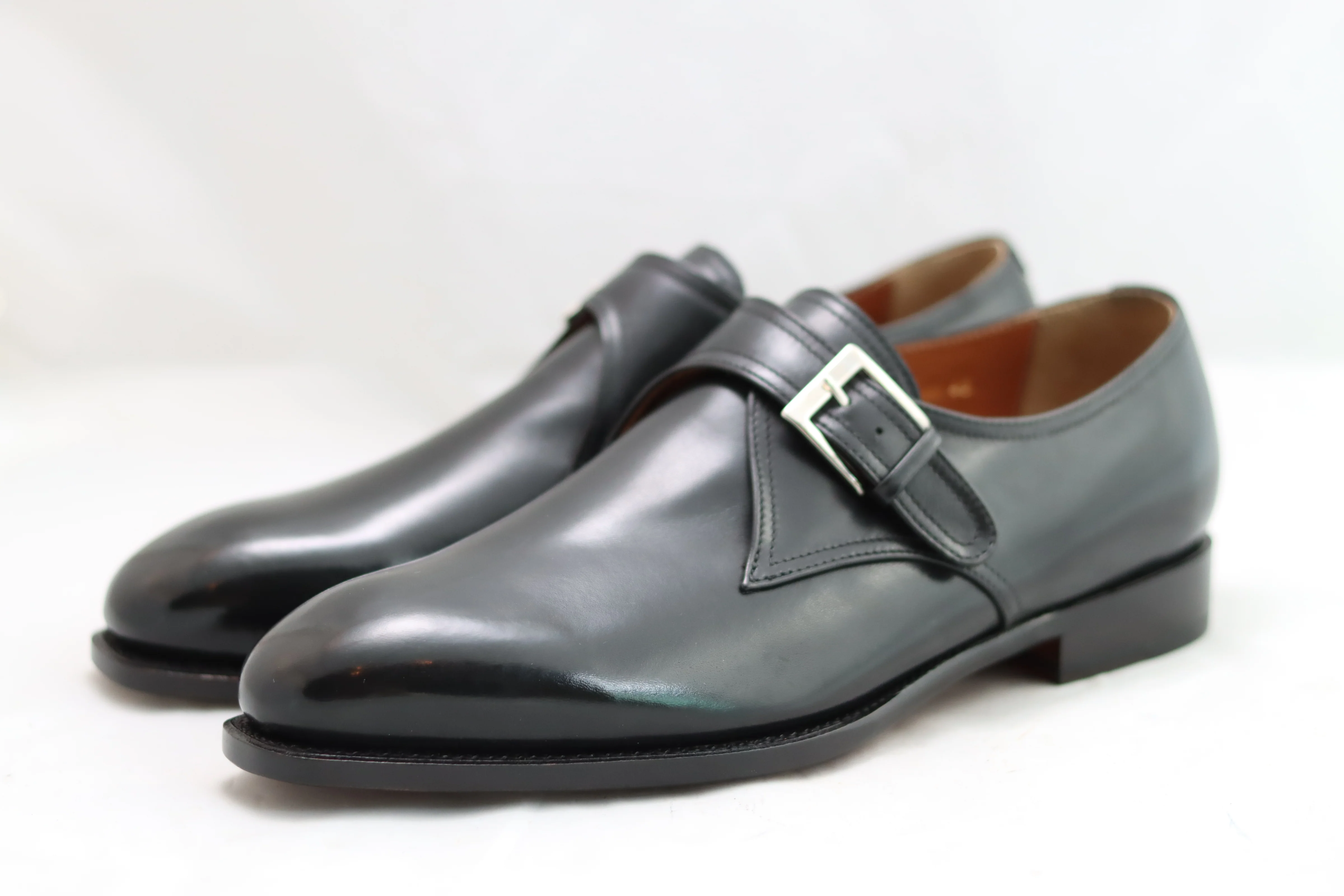 Monk shoe | Black | box calf - Image 3