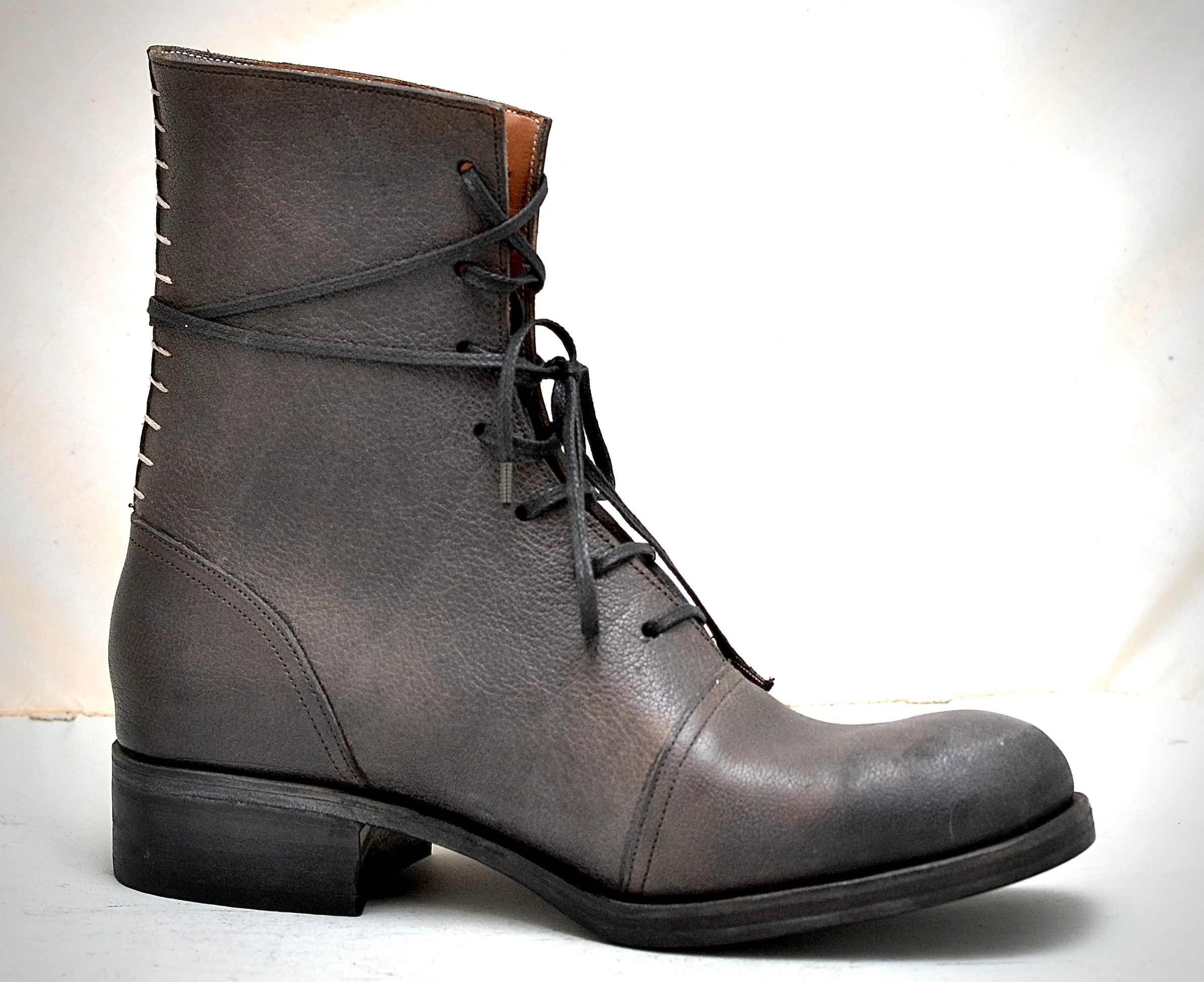 Oxford Boot  |  Dark grey | Bison - Image 5