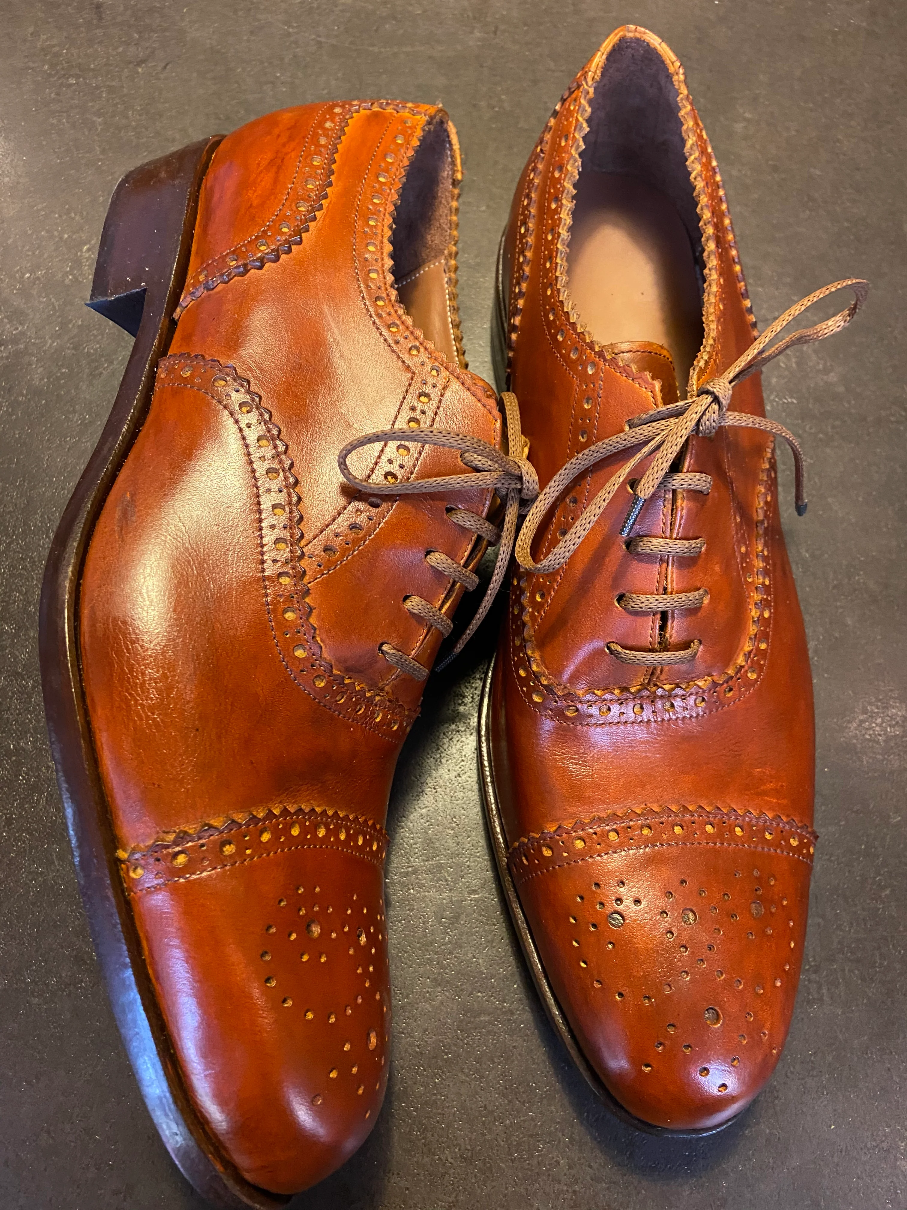 Oxford brogue cognac calf | Standard fit - Image 5