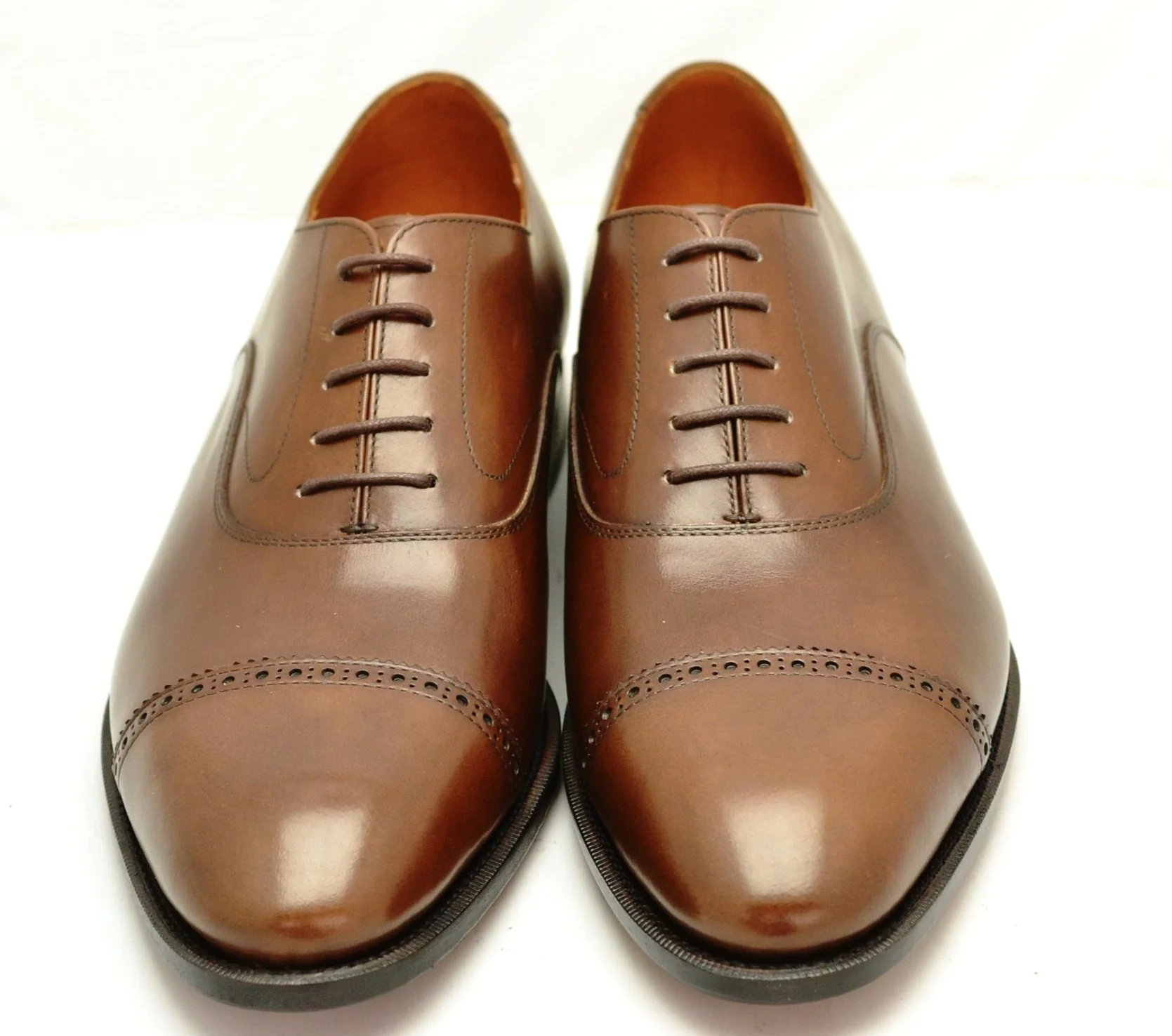 Oxford toecap brogue | Brown | Calf - Image 3