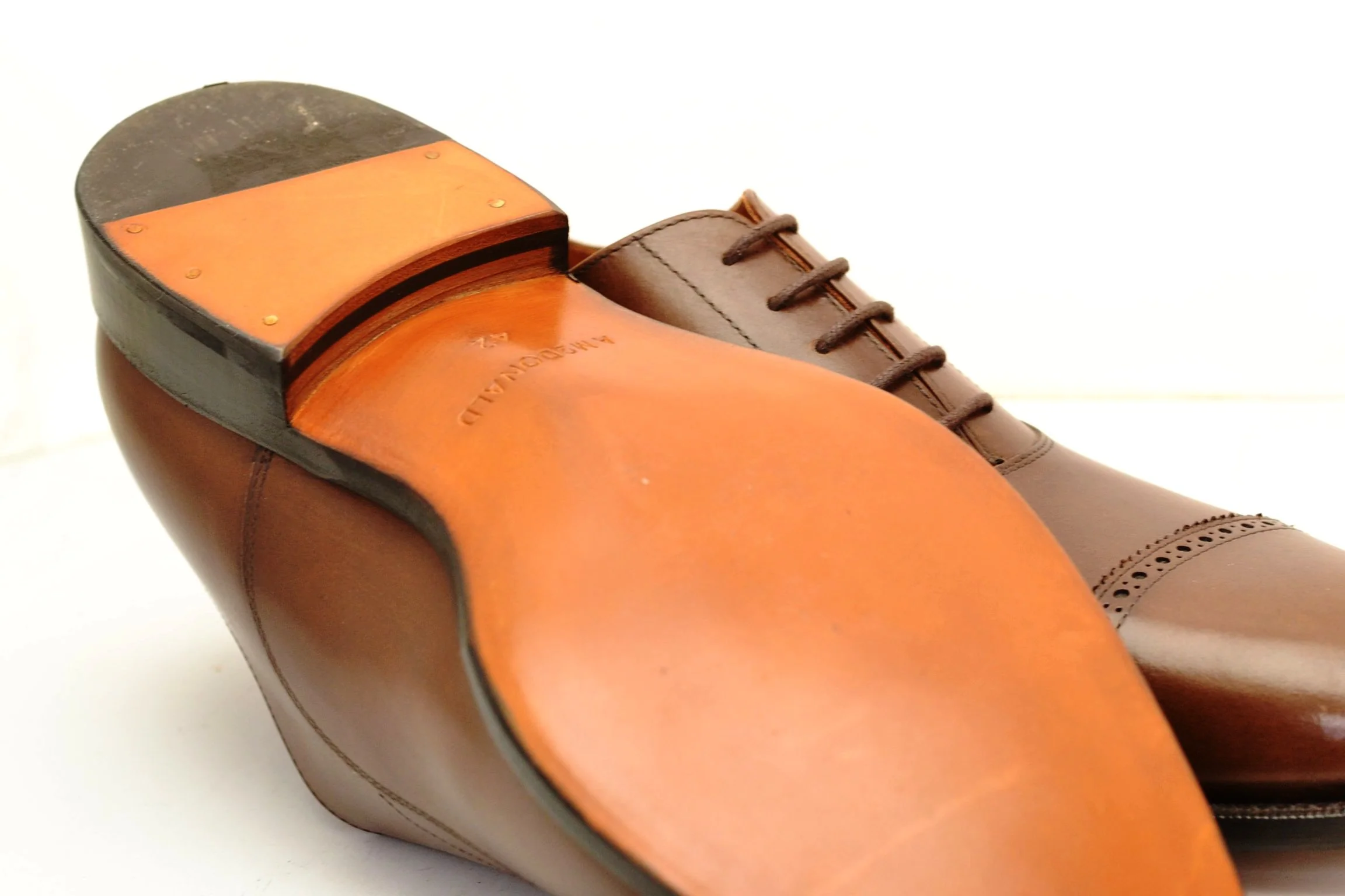 Oxford toecap brogue | Brown | Calf - Image 6