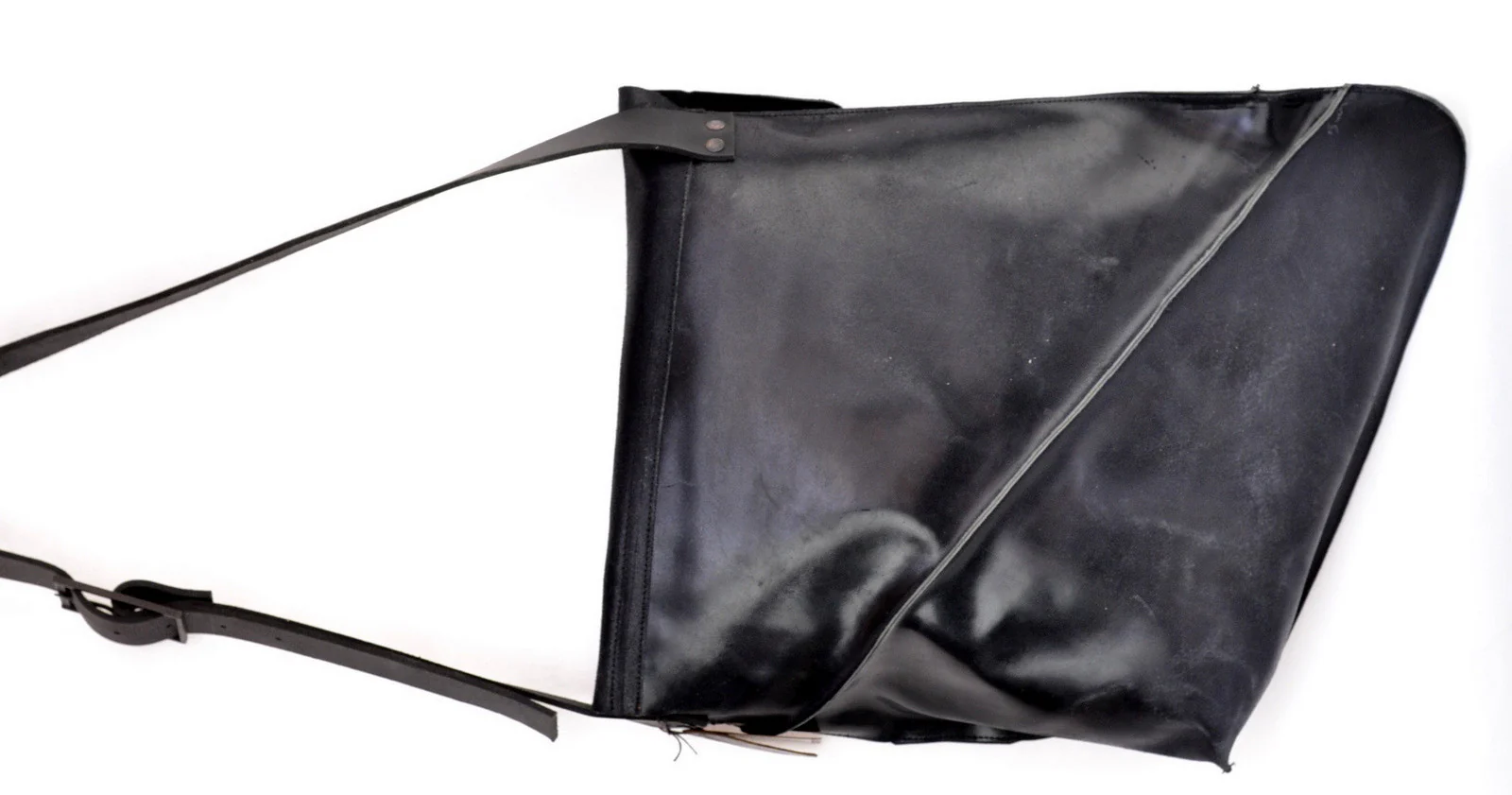 Shoulder Bag Reverse  |  Black Cordovan - Image 4