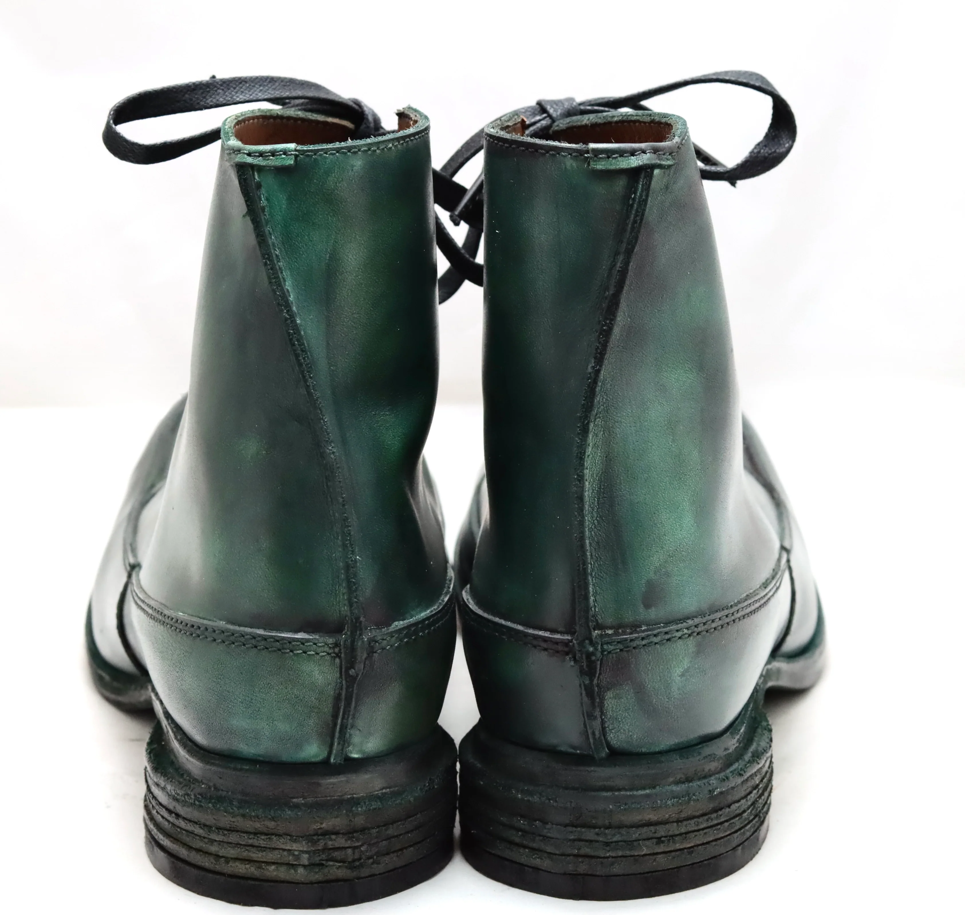 Sneaker boot | forest green | calf - Image 5