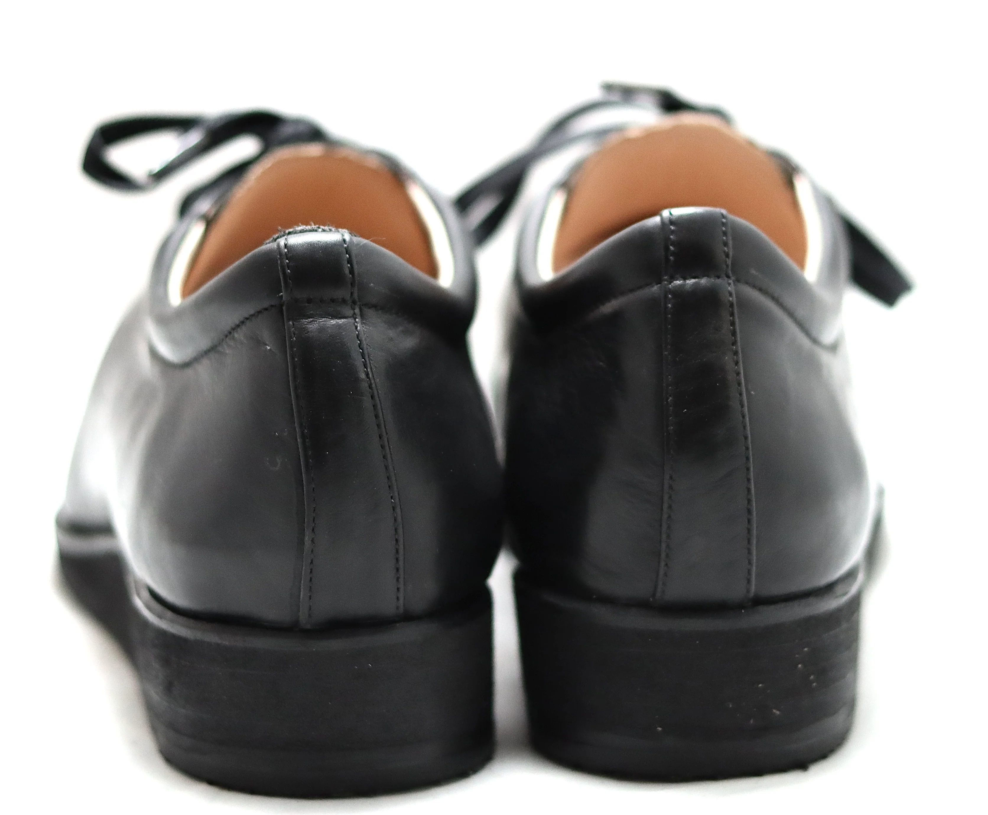 Sneaker shoe  |  Black calf | wide fit | Almond toe - Image 4