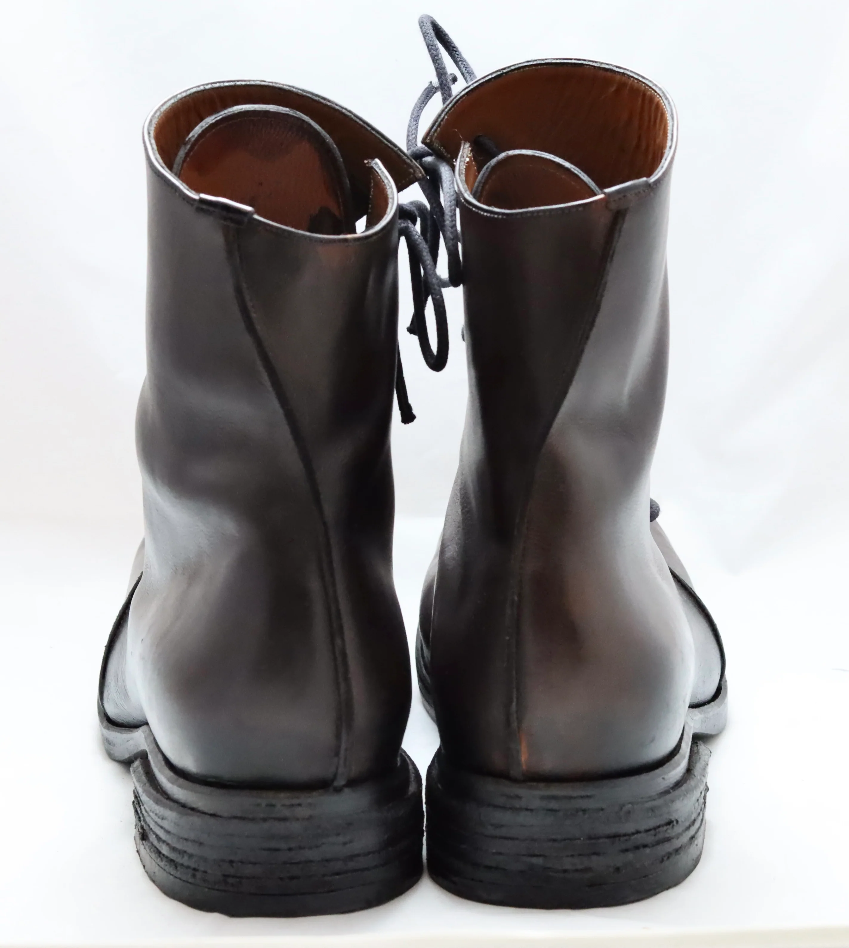 Spiral lace boot  |  dark choc  | calf - Image 3
