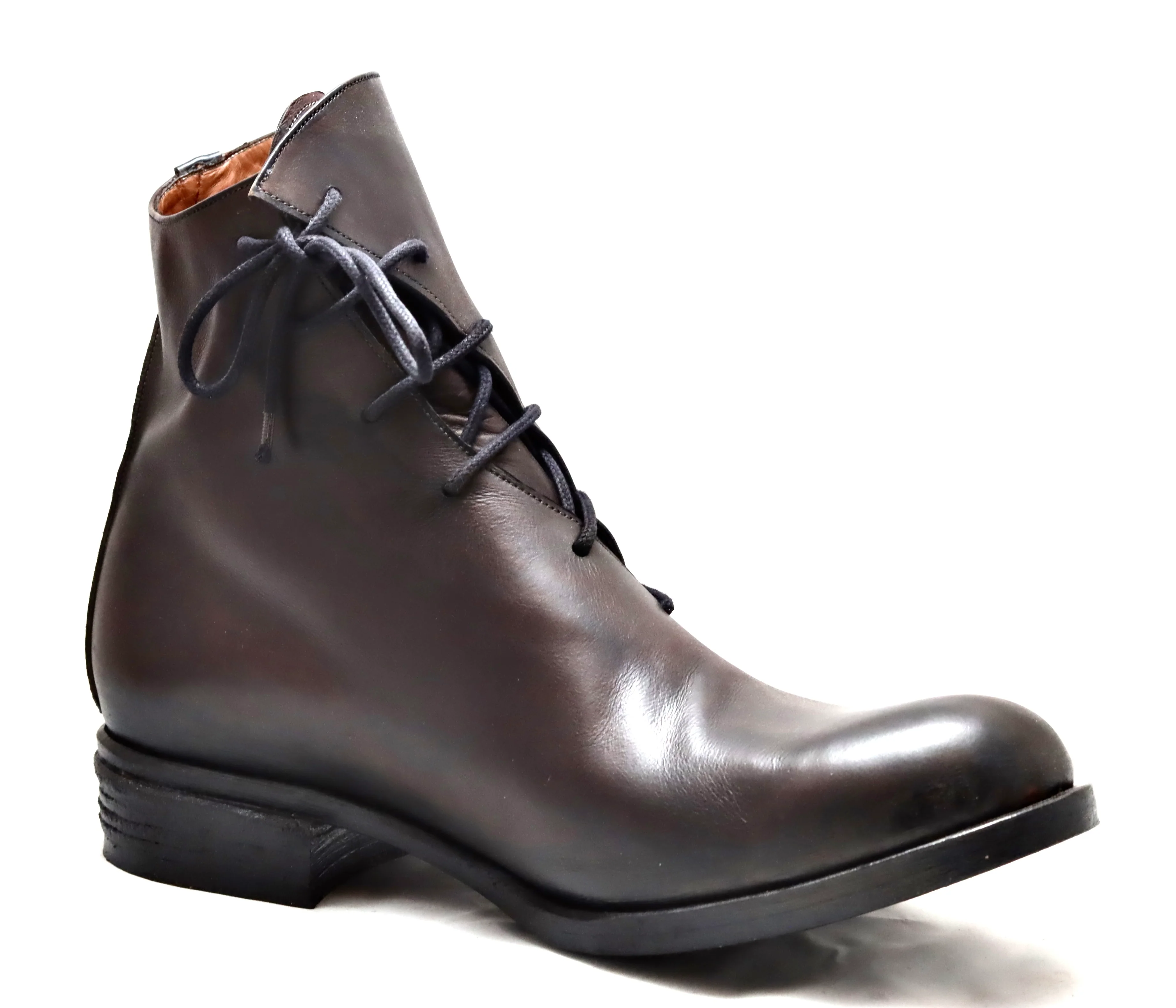 Spiral lace boot  |  dark choc  | calf - Image 5