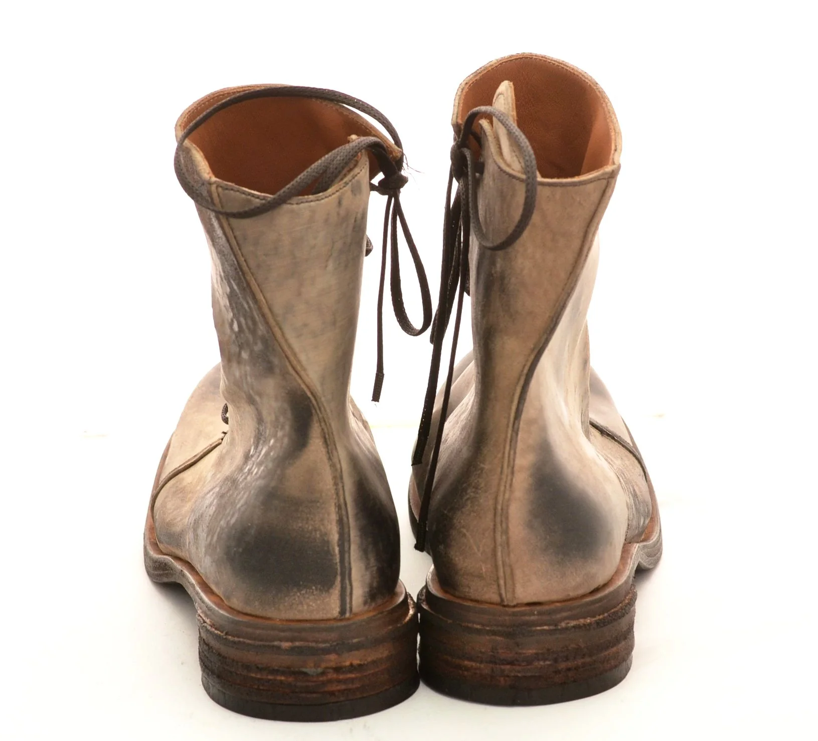 spiral lace boot | reverse choc cordovan - Image 4