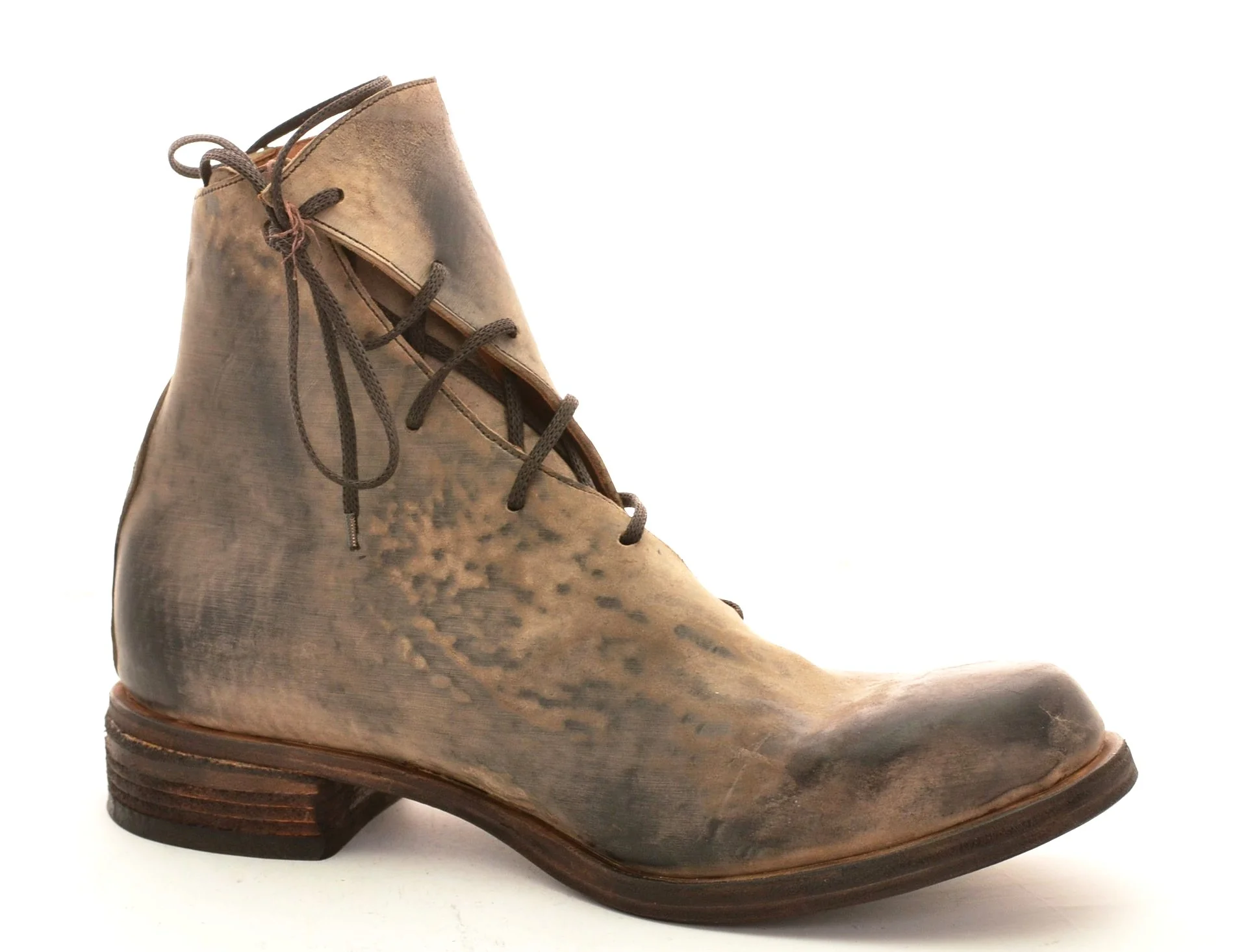 spiral lace boot | reverse choc cordovan - Image 5