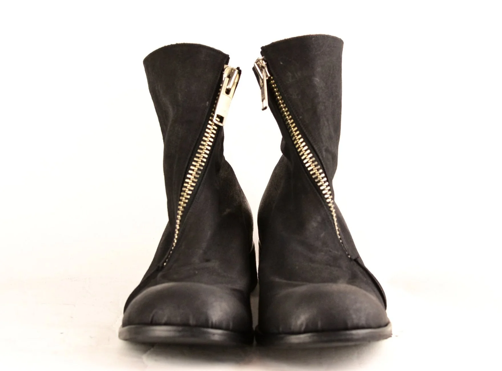 Spiral Zip Boot  | black canvas - Image 3