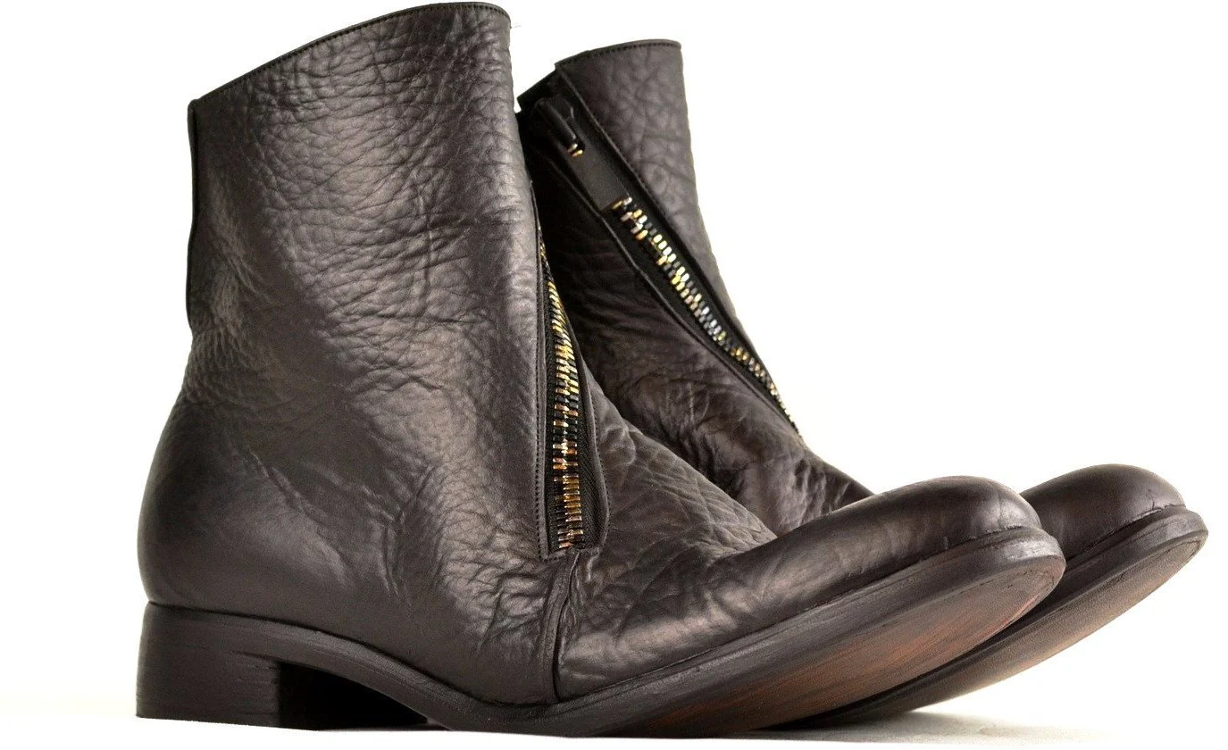 Spiral Zip Boot | Choc | yak