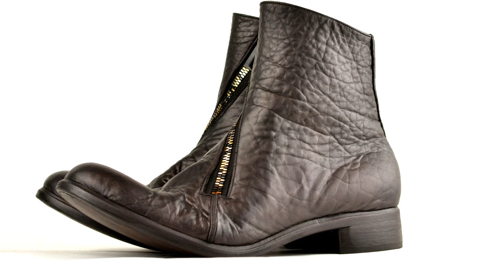 Spiral Zip Boot | Choc | yak - Image 2