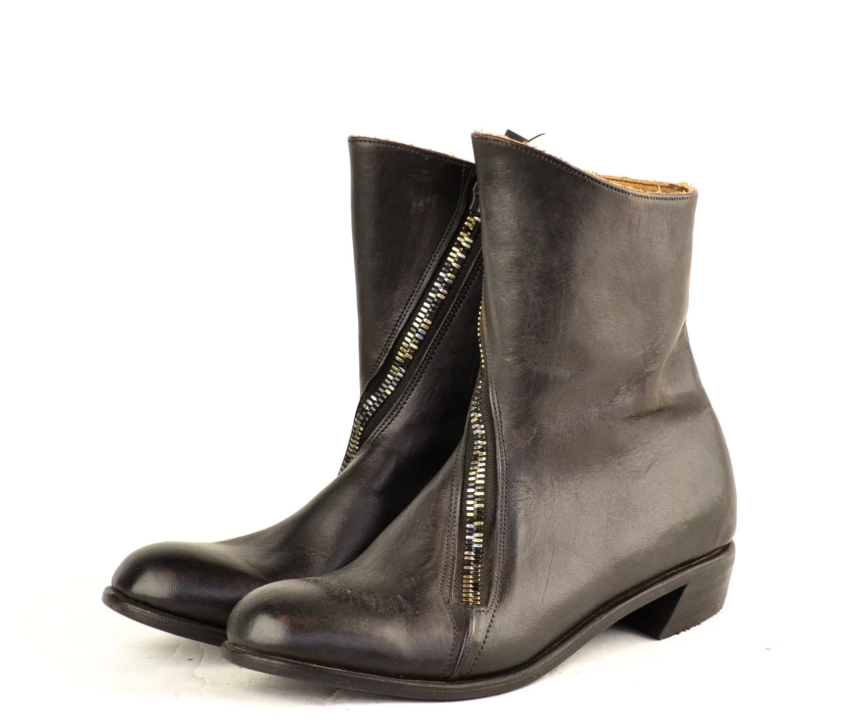Spiral Zip boot  |  Cordovan overdye - Image 3