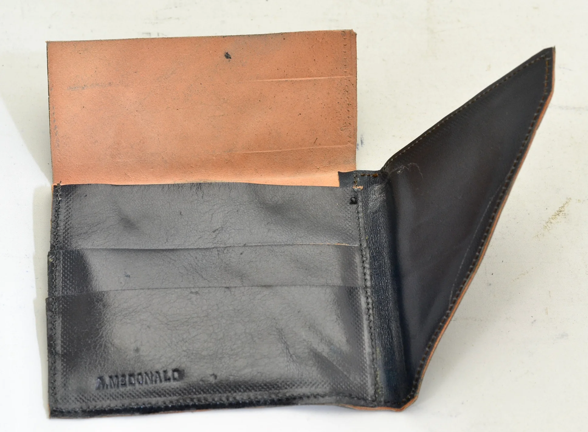 Wallet  |  rectangle navy cordovan - Image 2