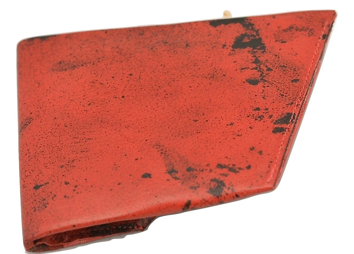 Wallet  |  Rhomboid crimson stain - Image 3