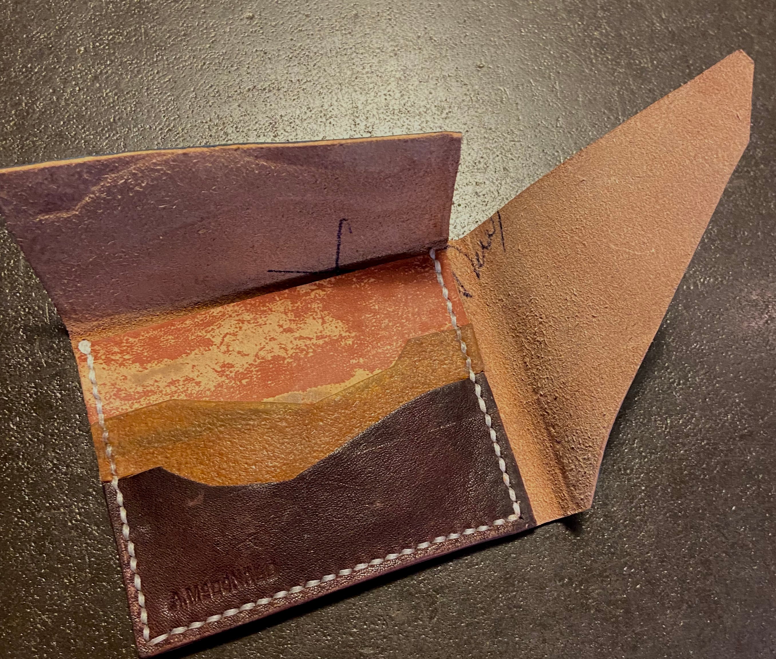 Wallet  |  Square mixed cordovan - Image 2