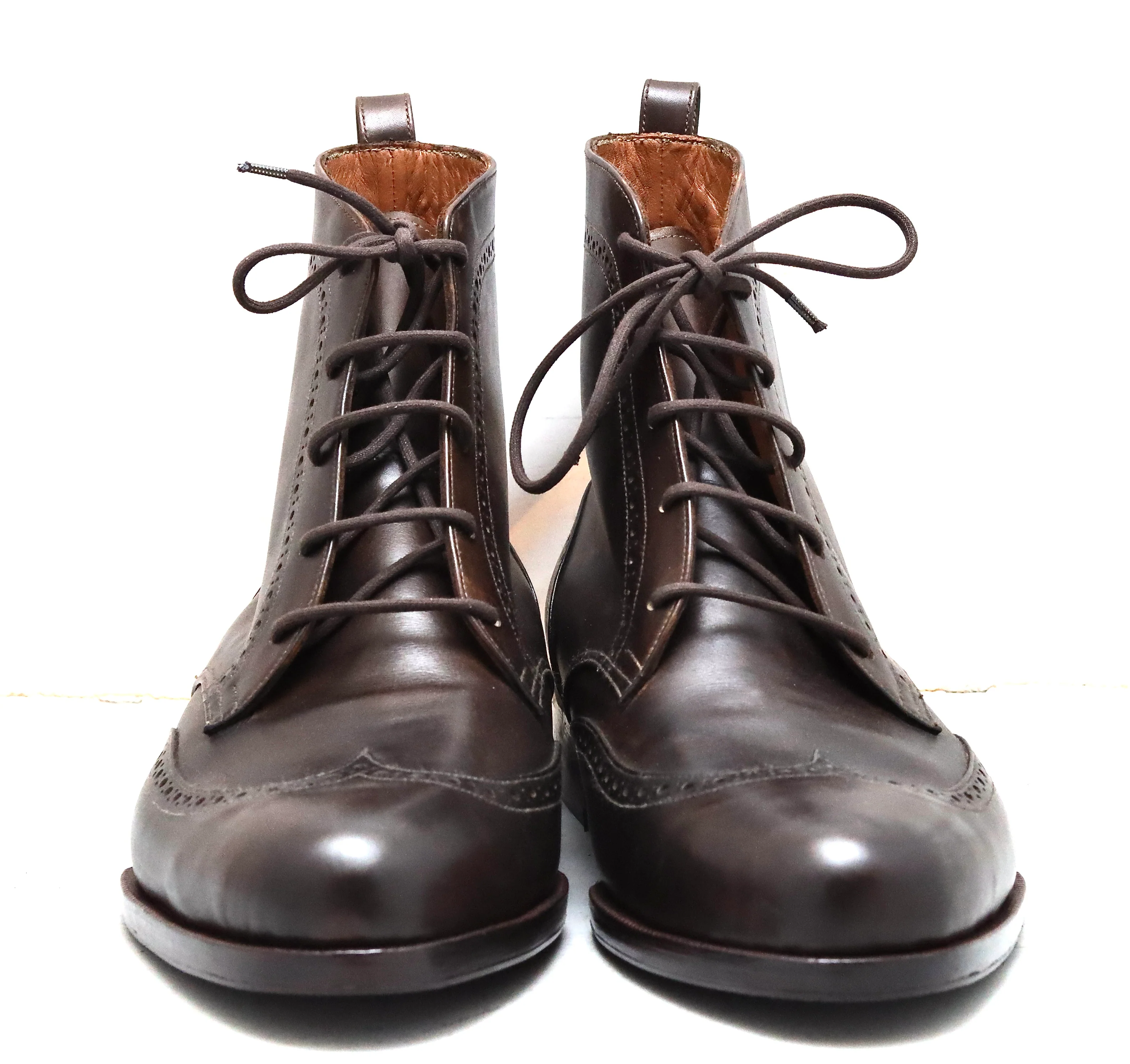 Wingtip derby brogue boot | choc | calf - Image 3