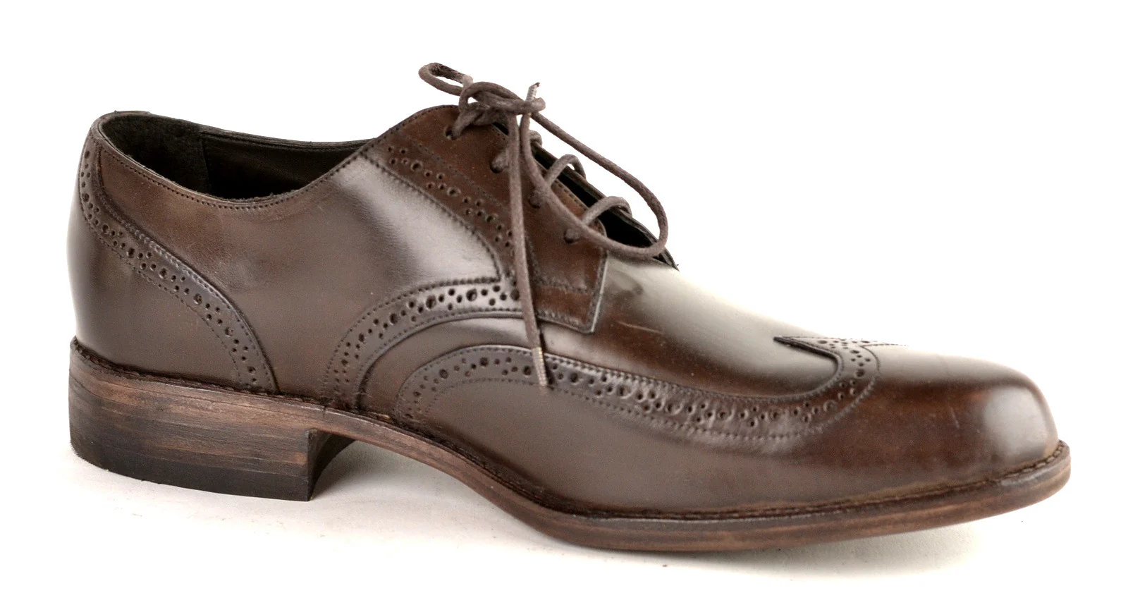 Wingtip Derby Brogue  |  Choc cordovan - Image 3